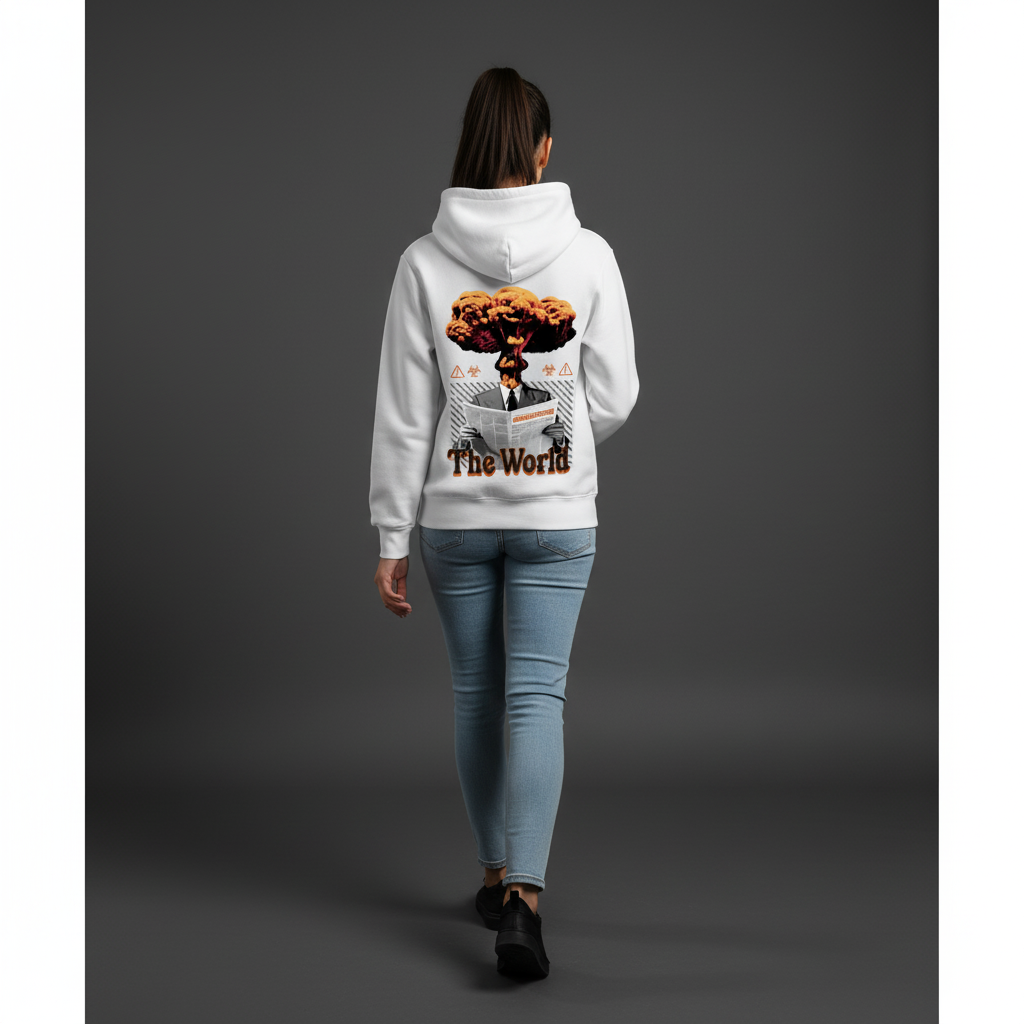 Pandemic: The World United Hoodie - Global Resilience Graphic Hoodie by RanggRiwaaz
