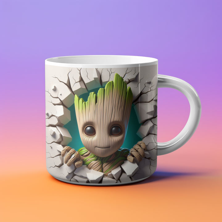 "I Am Groot" 3D Mug | Unique Marvel Fan Gift | Figural Coffee Cup
