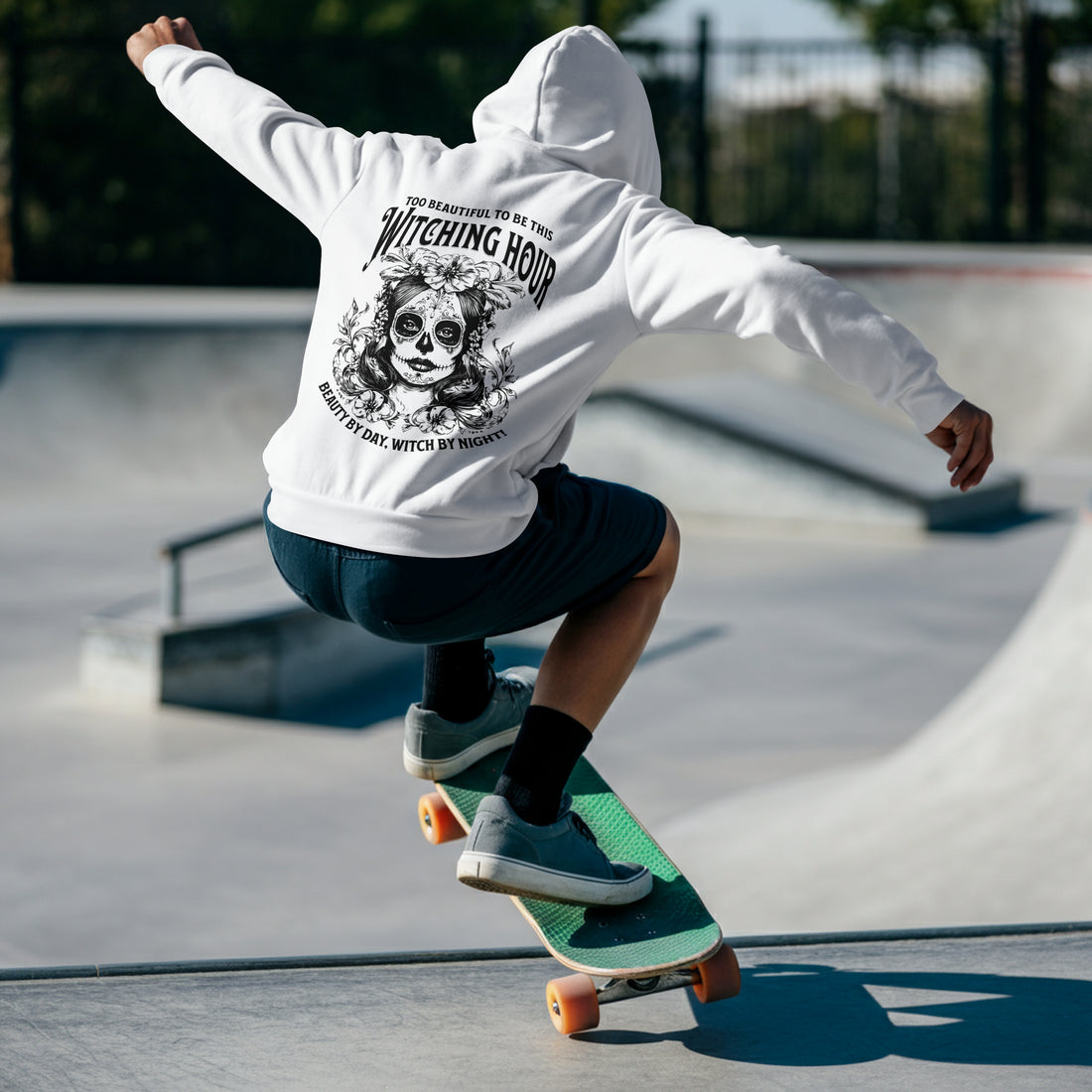 Witching Hour Hoodie - Spooky Season & Mystical Graphic Hoodie by RanggRiwaaz