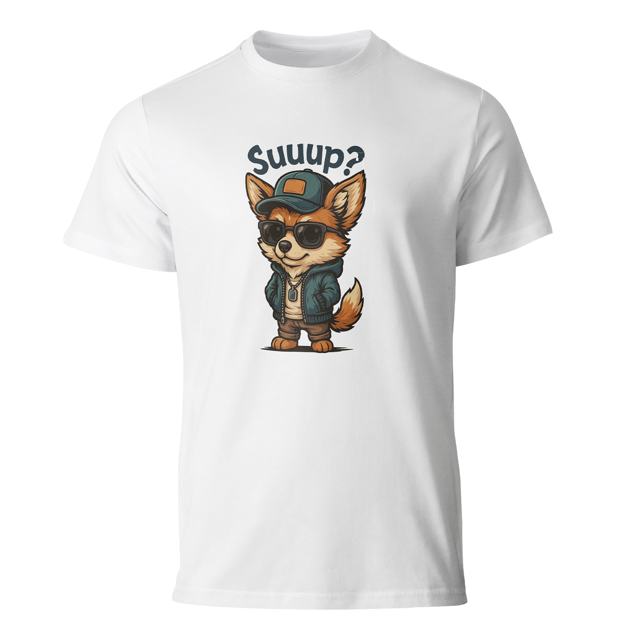 "Suuup?" Unisex T-Shirt - Funny Casual Greeting Tee Tshirt by RanggRiwaaz