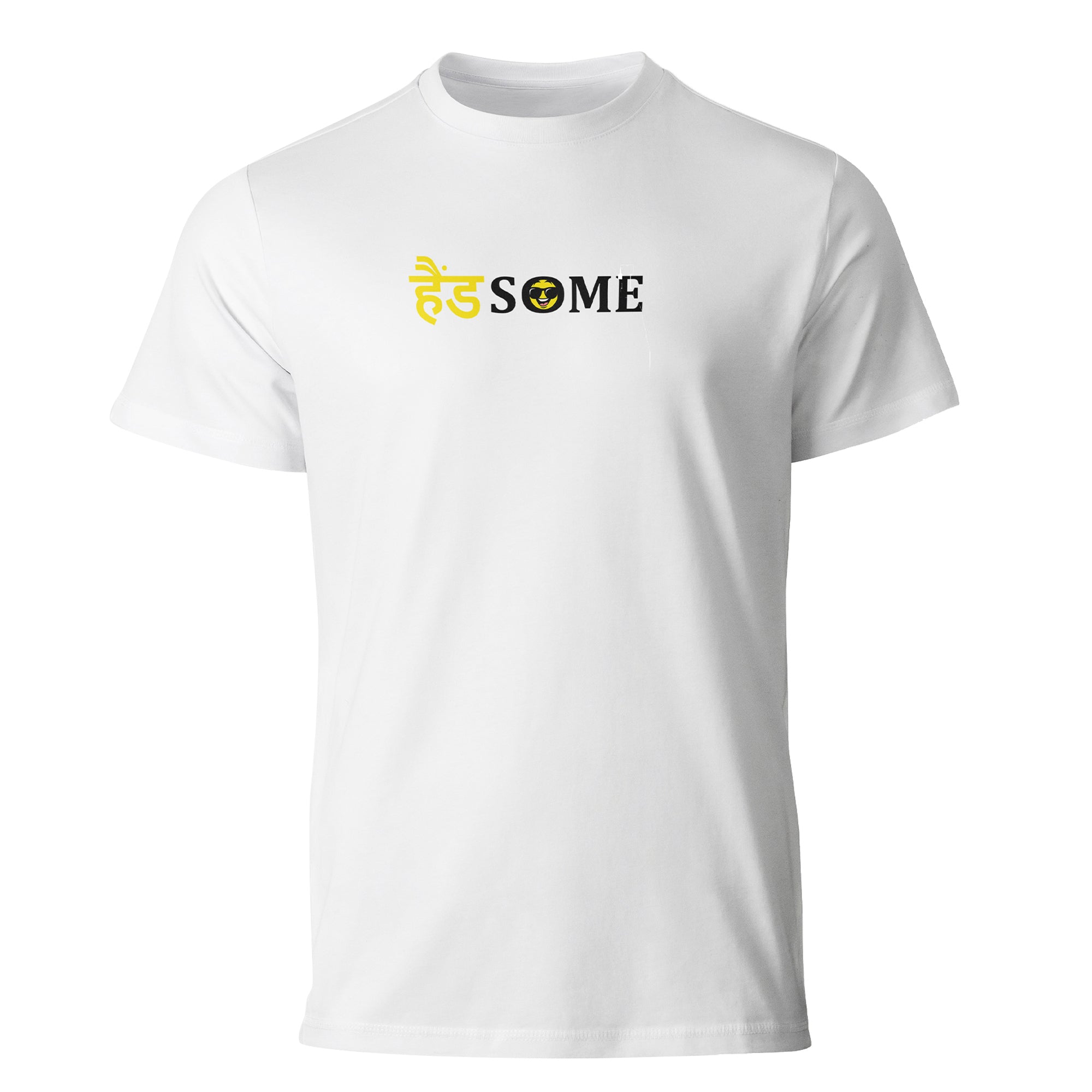 RanggRiwaaz Unisex "Handsome" Classic Crew Tee - Stylish Self-Love Apparel