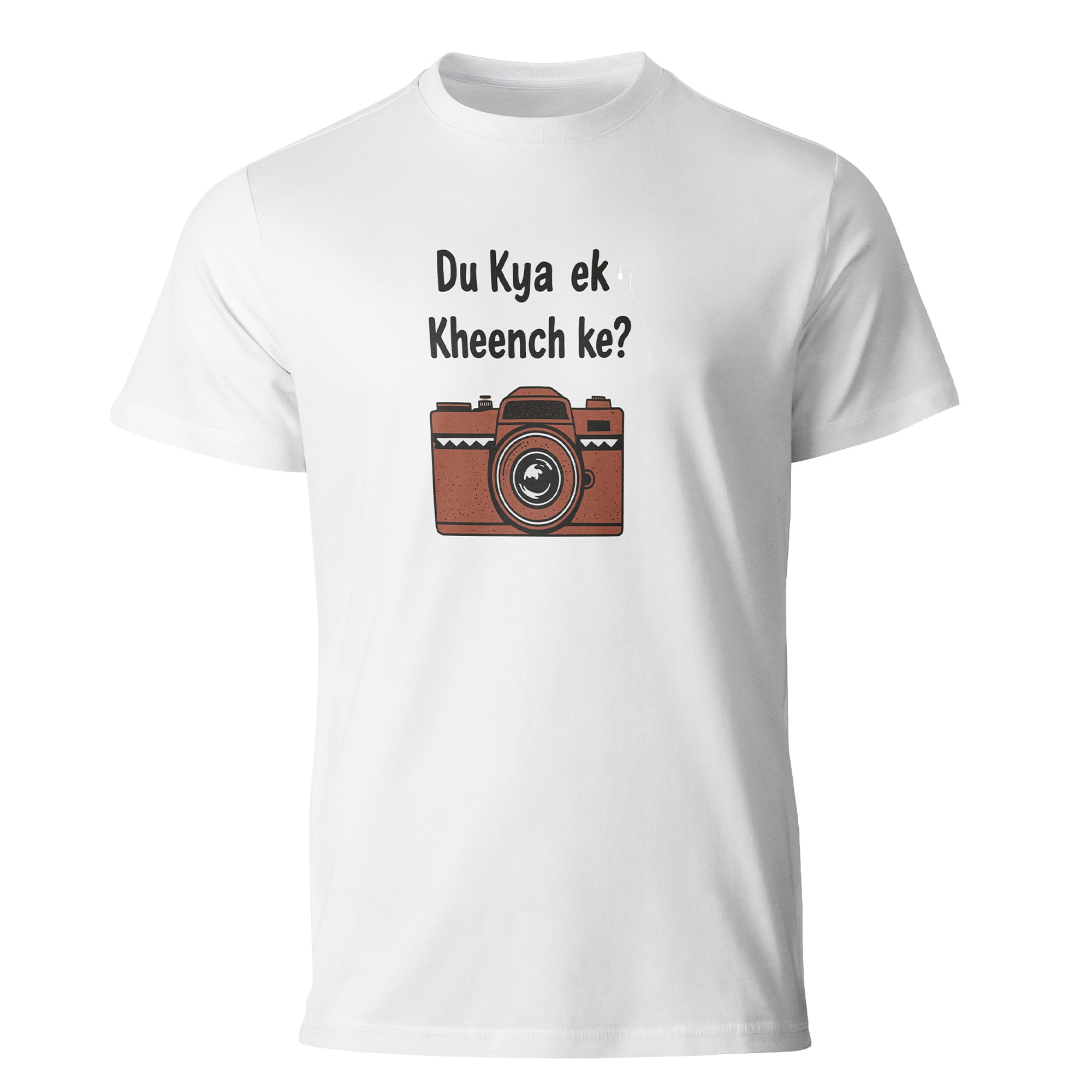 "Du Kya Ek Kheench Ke" T-Shirt - Funny Hindi Tee by RanggRiwaaz