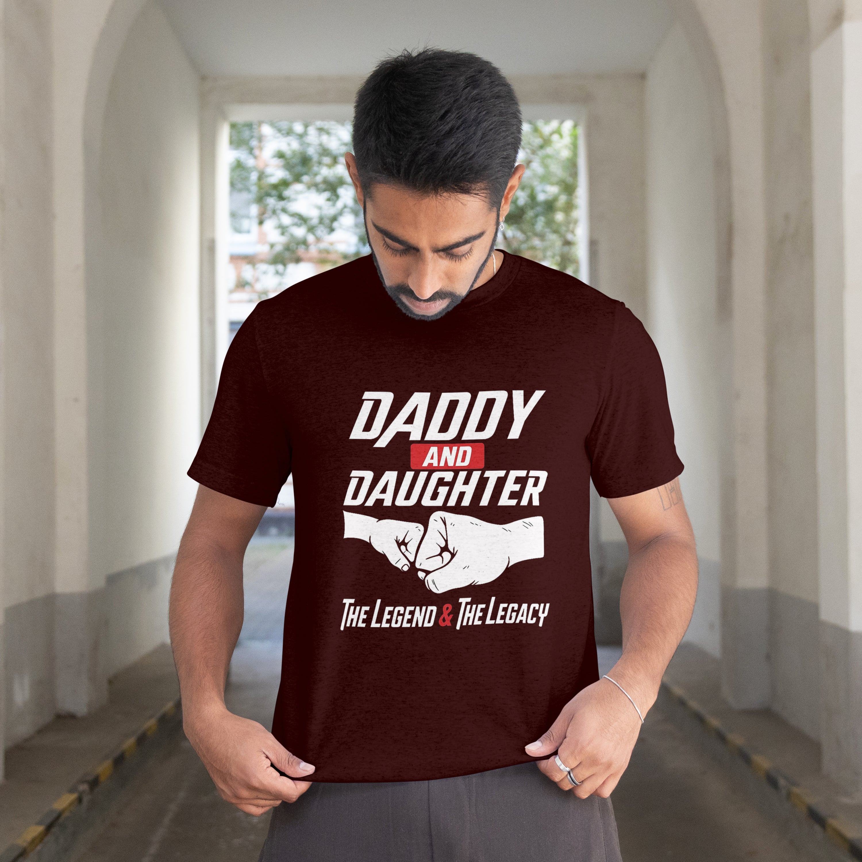 Daddy and Daughter T-Shirt Set - "The Legend and The Legacy" Matching Family Father Daughter T-Shirt - Special Dad Gift Tees by RanggRiwaaz