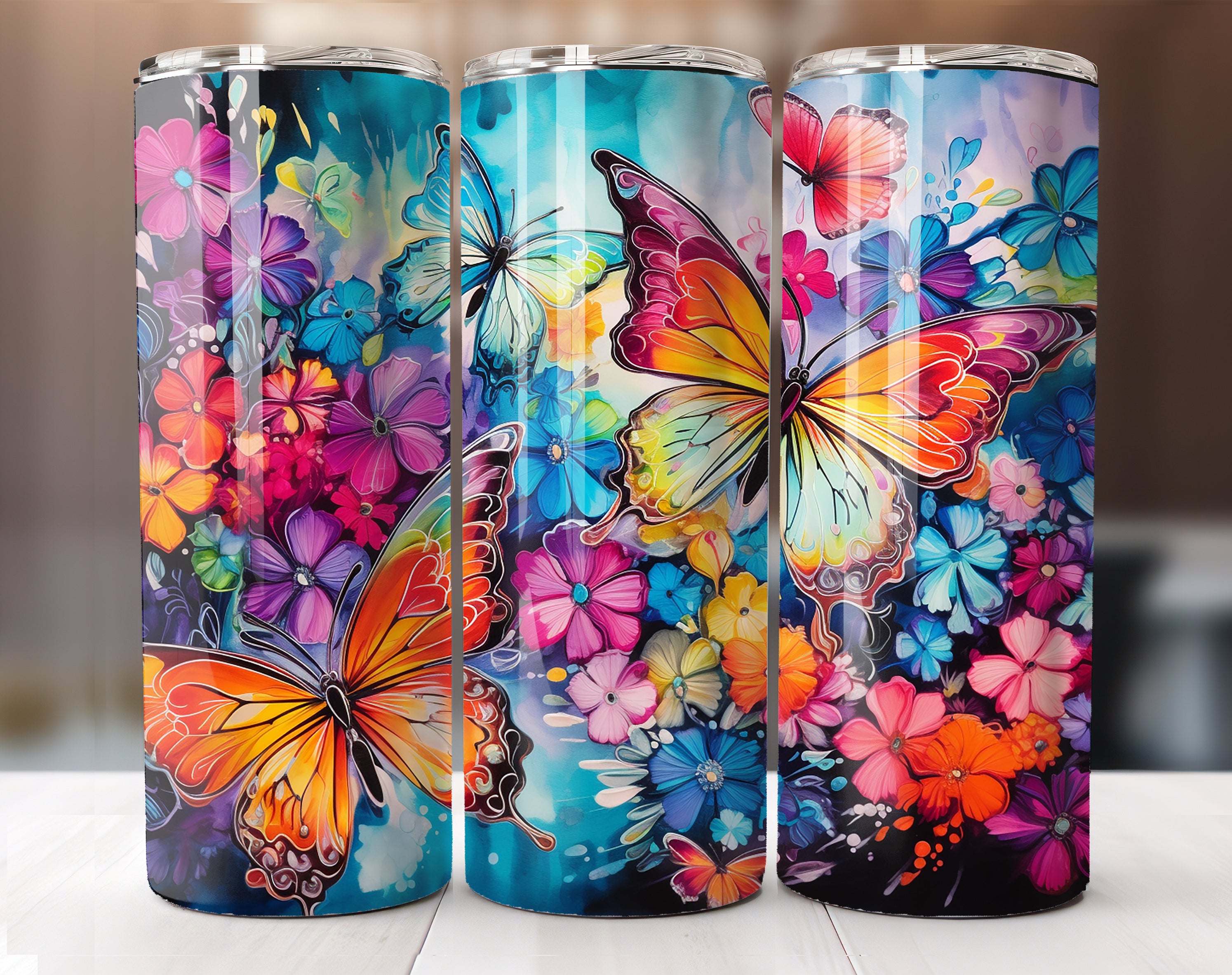 Flutter & Flourish Tumbler