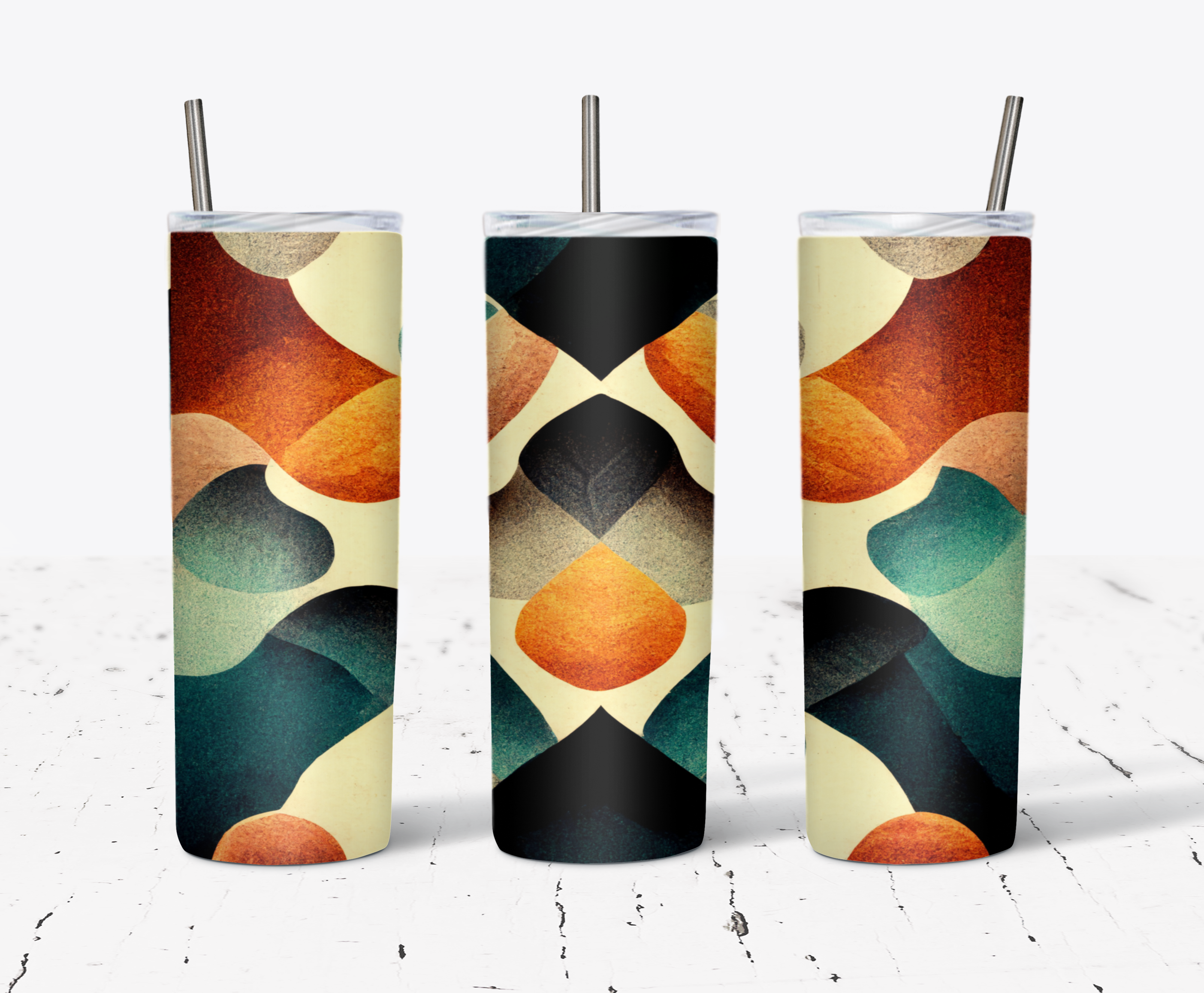 Abstract Fluid Tumbler