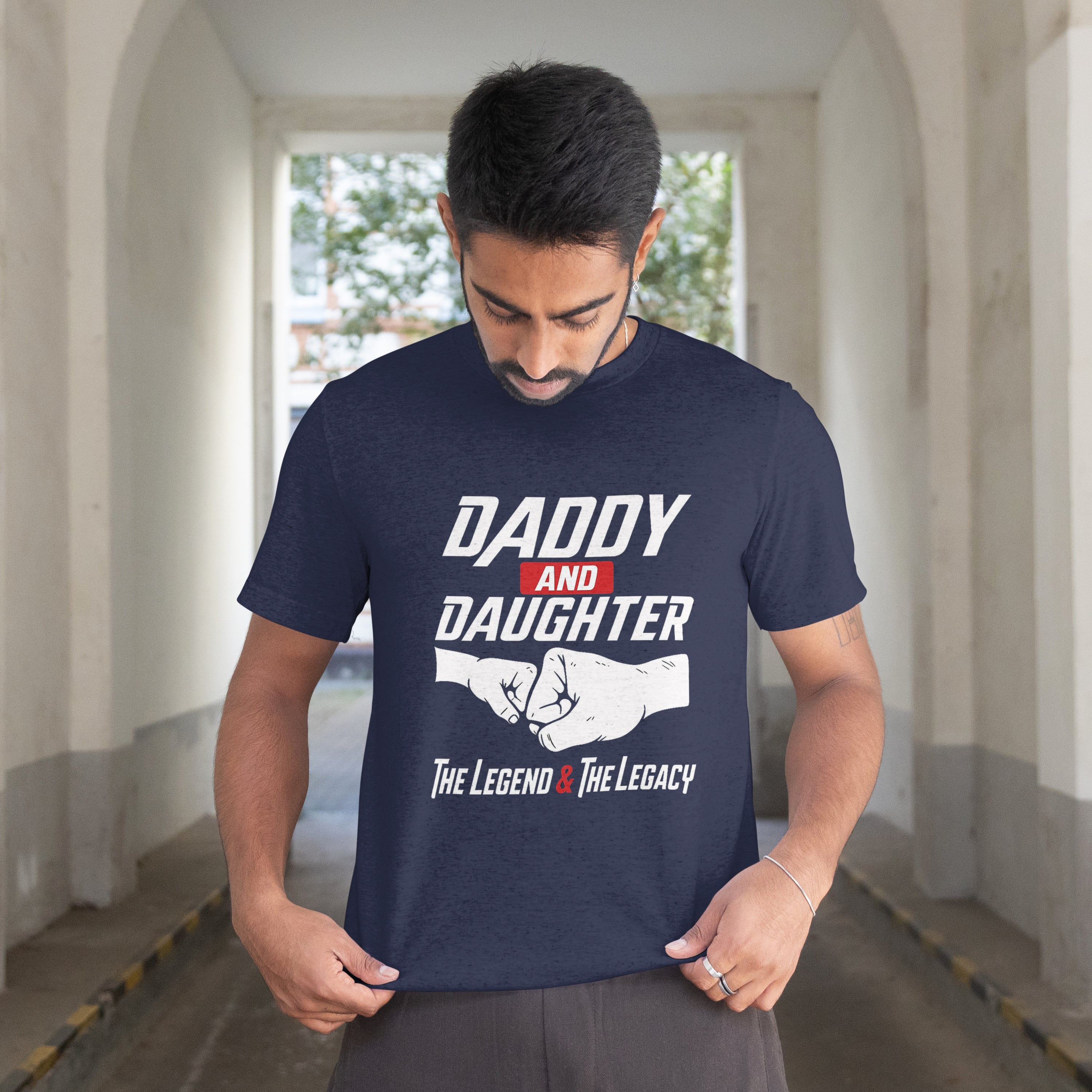 Daddy and Daughter T-Shirt Set - "The Legend and The Legacy" Matching Family Father Daughter T-Shirt - Special Dad Gift Tees by RanggRiwaaz