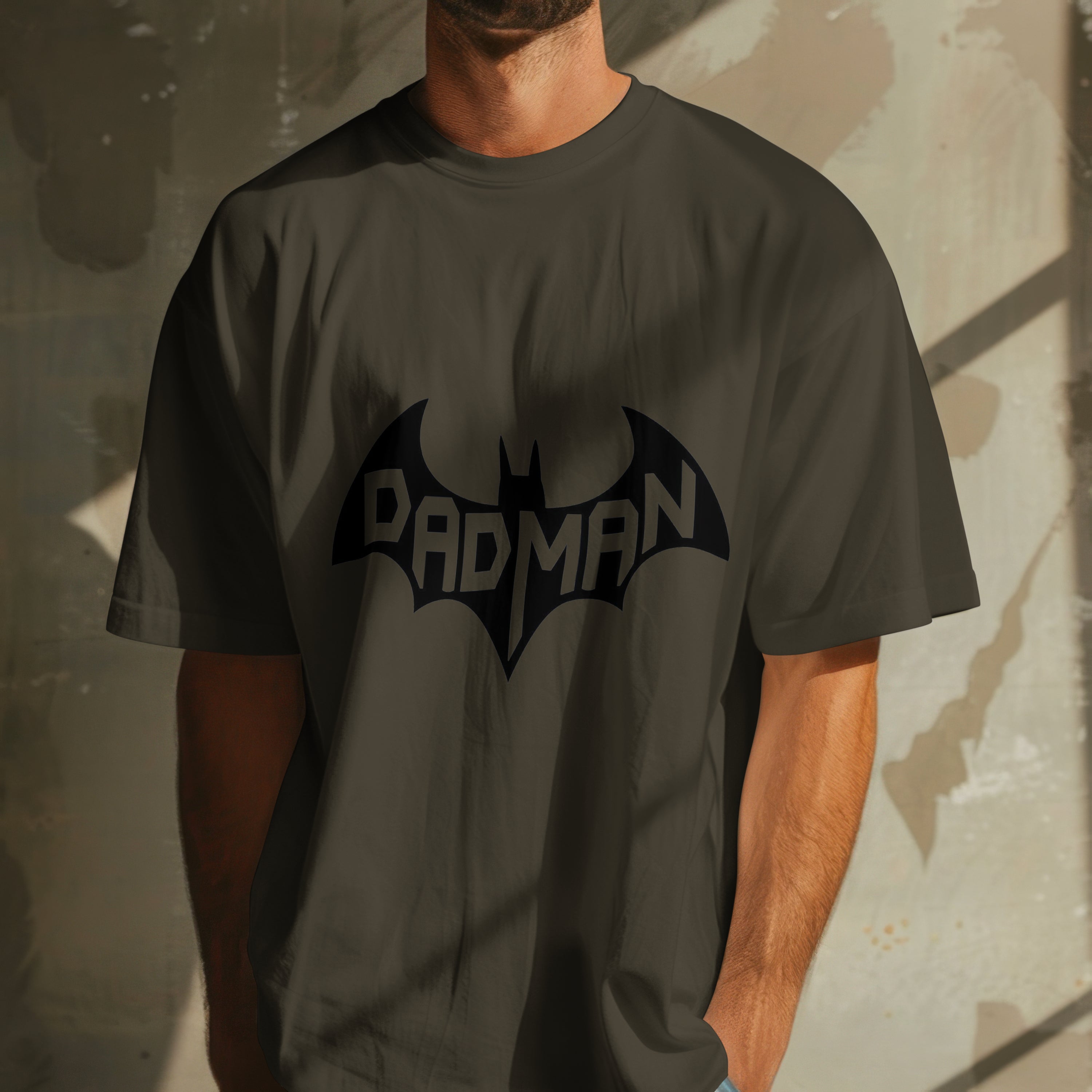 DadMan T-Shirt for Men - RanggRiwaaz Superhero Dad Tee Gift