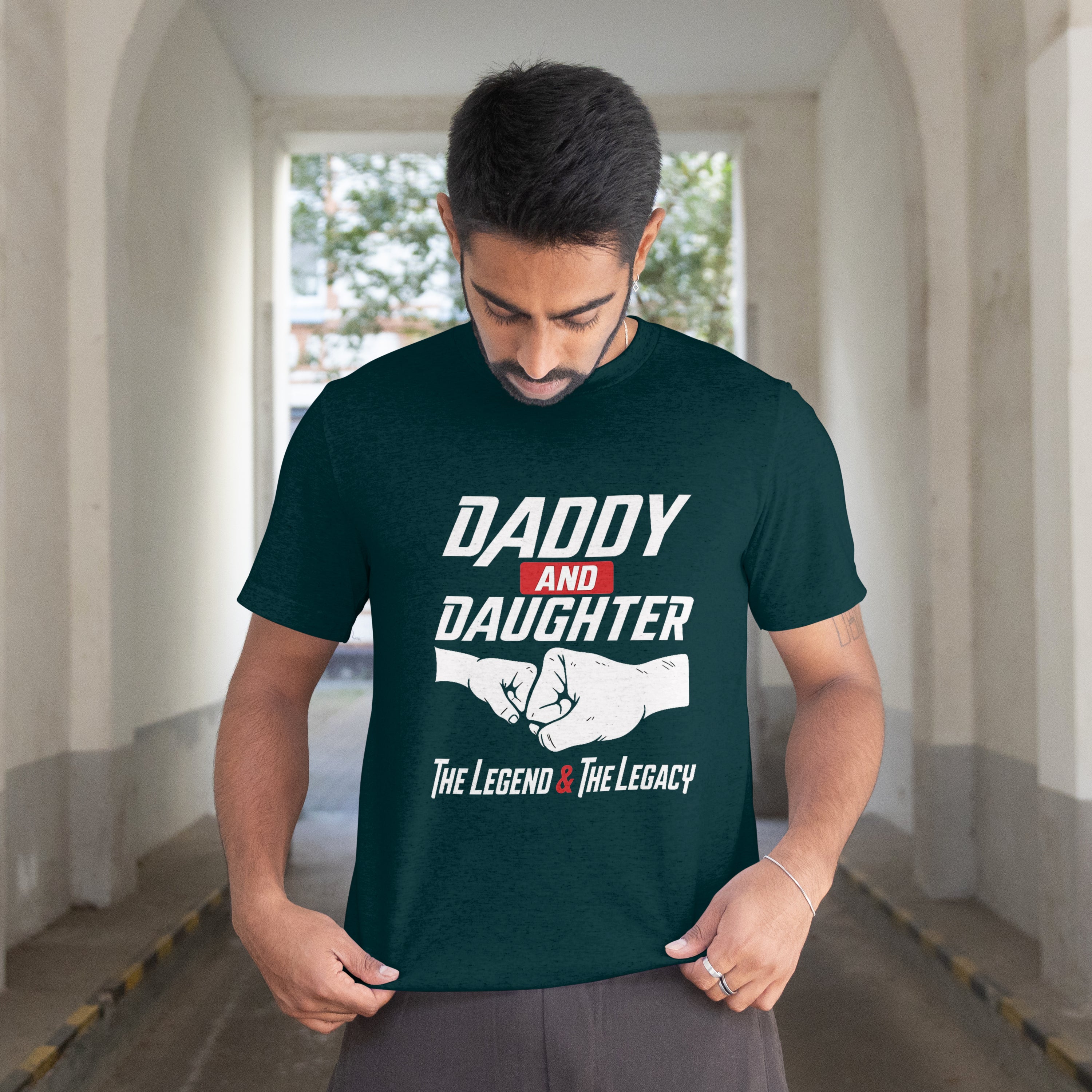 Daddy and Daughter T-Shirt Set - "The Legend and The Legacy" Matching Family Father Daughter T-Shirt - Special Dad Gift Tees by RanggRiwaaz