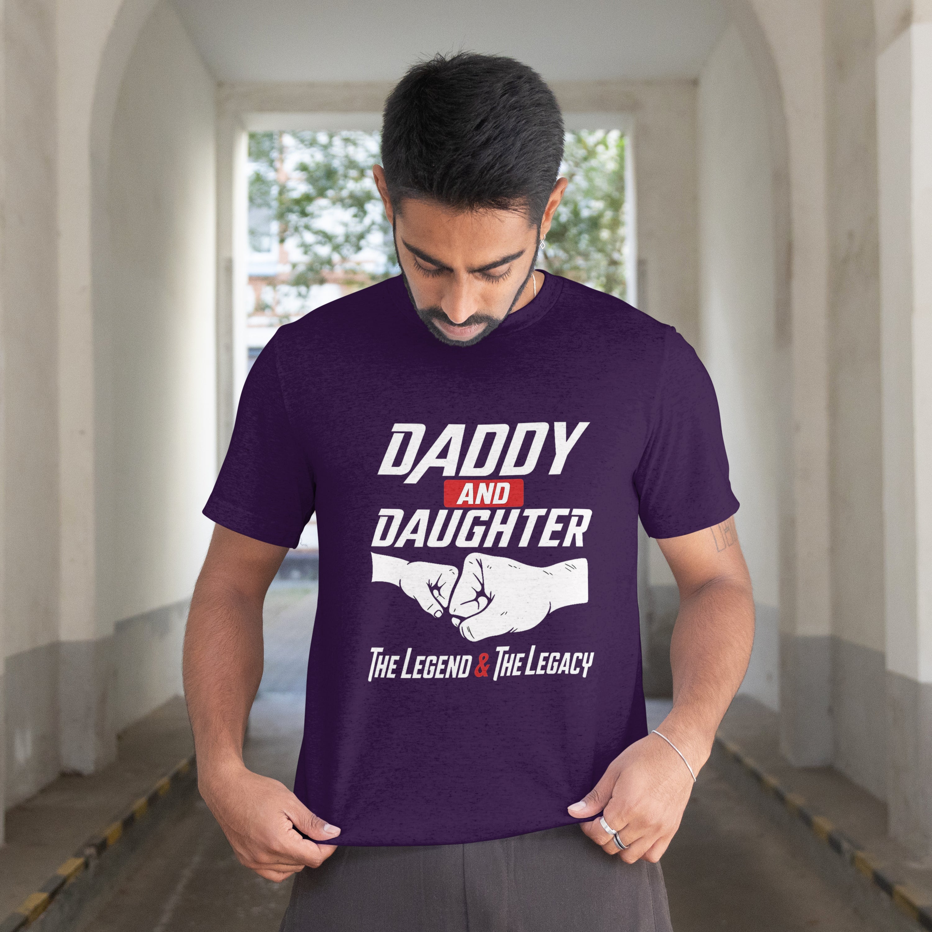 Daddy and Daughter T-Shirt Set - "The Legend and The Legacy" Matching Family Father Daughter T-Shirt - Special Dad Gift Tees by RanggRiwaaz