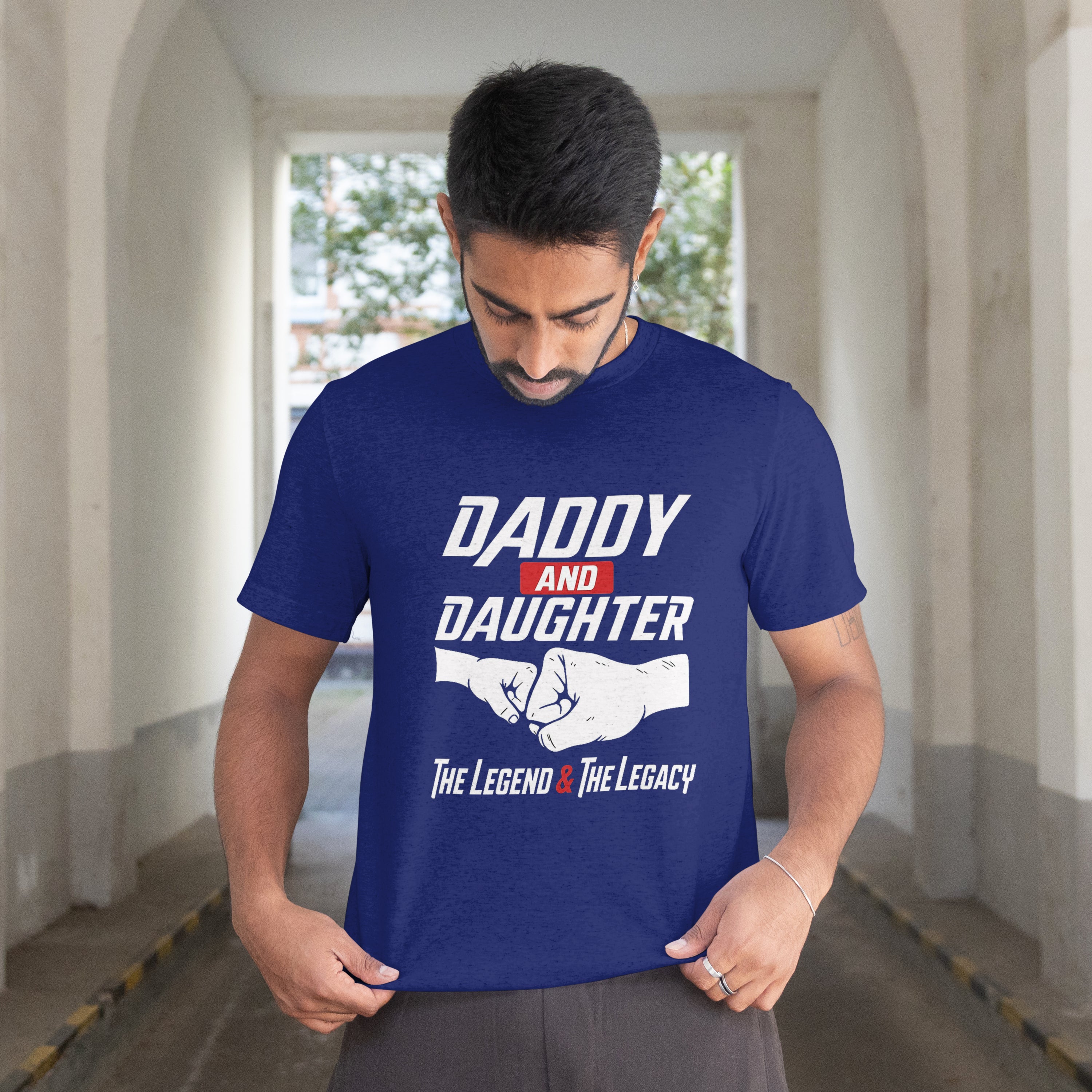 Daddy and Daughter T-Shirt Set - "The Legend and The Legacy" Matching Family Father Daughter T-Shirt - Special Dad Gift Tees by RanggRiwaaz