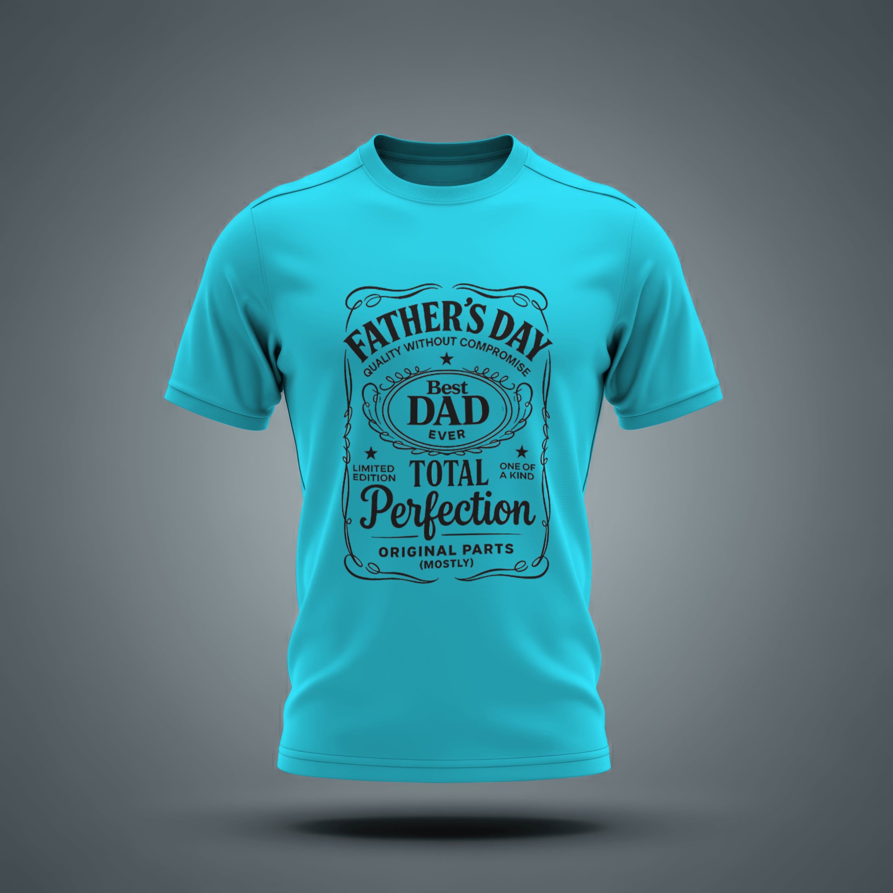 "Best Dad Ever" T Shirt Tee - Ideal Gift for Dads by RanggRiwaaz
