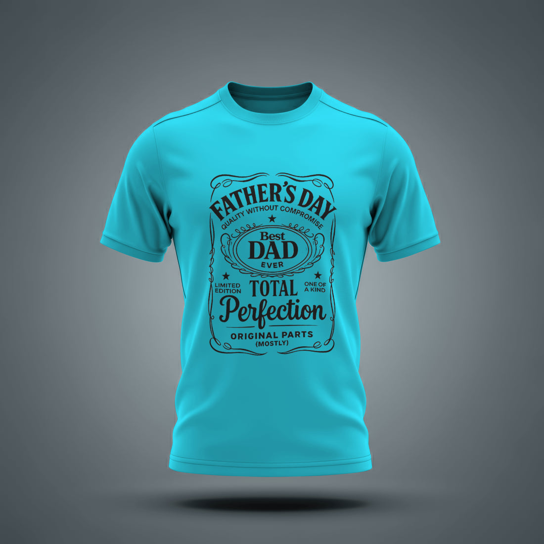 "Best Dad Ever" T Shirt Tee - Ideal Gift for Dads by RanggRiwaaz