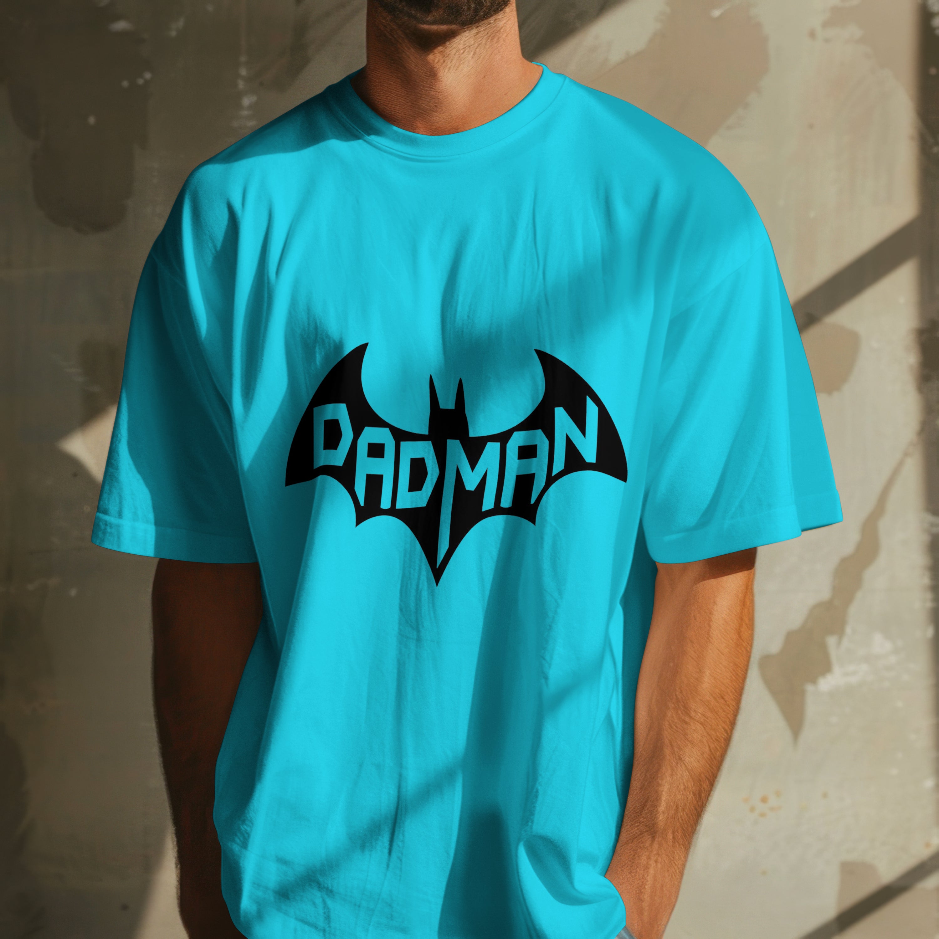 DadMan T-Shirt for Men - RanggRiwaaz Superhero Dad Tee Gift