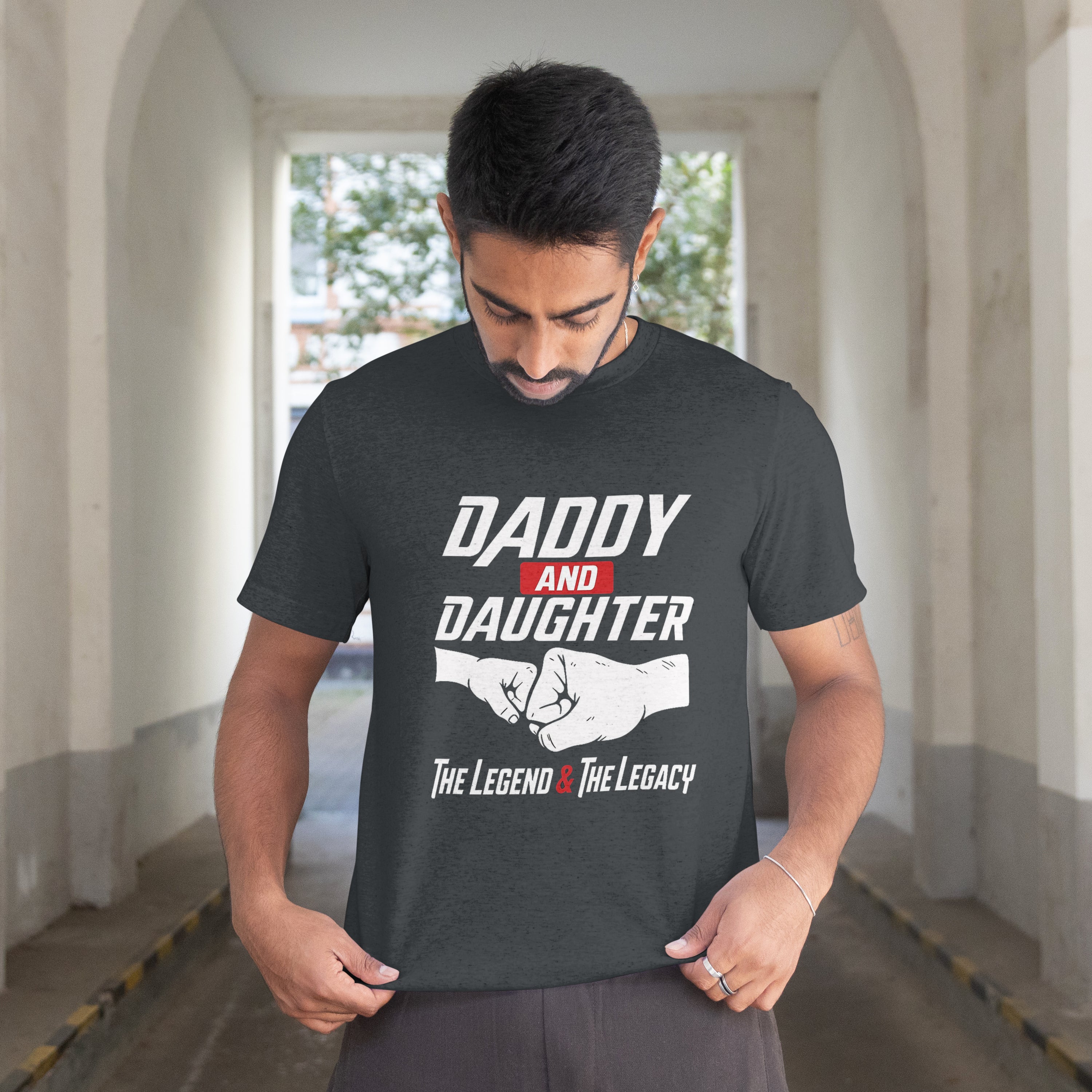 Daddy and Daughter T-Shirt Set - "The Legend and The Legacy" Matching Family Father Daughter T-Shirt - Special Dad Gift Tees by RanggRiwaaz