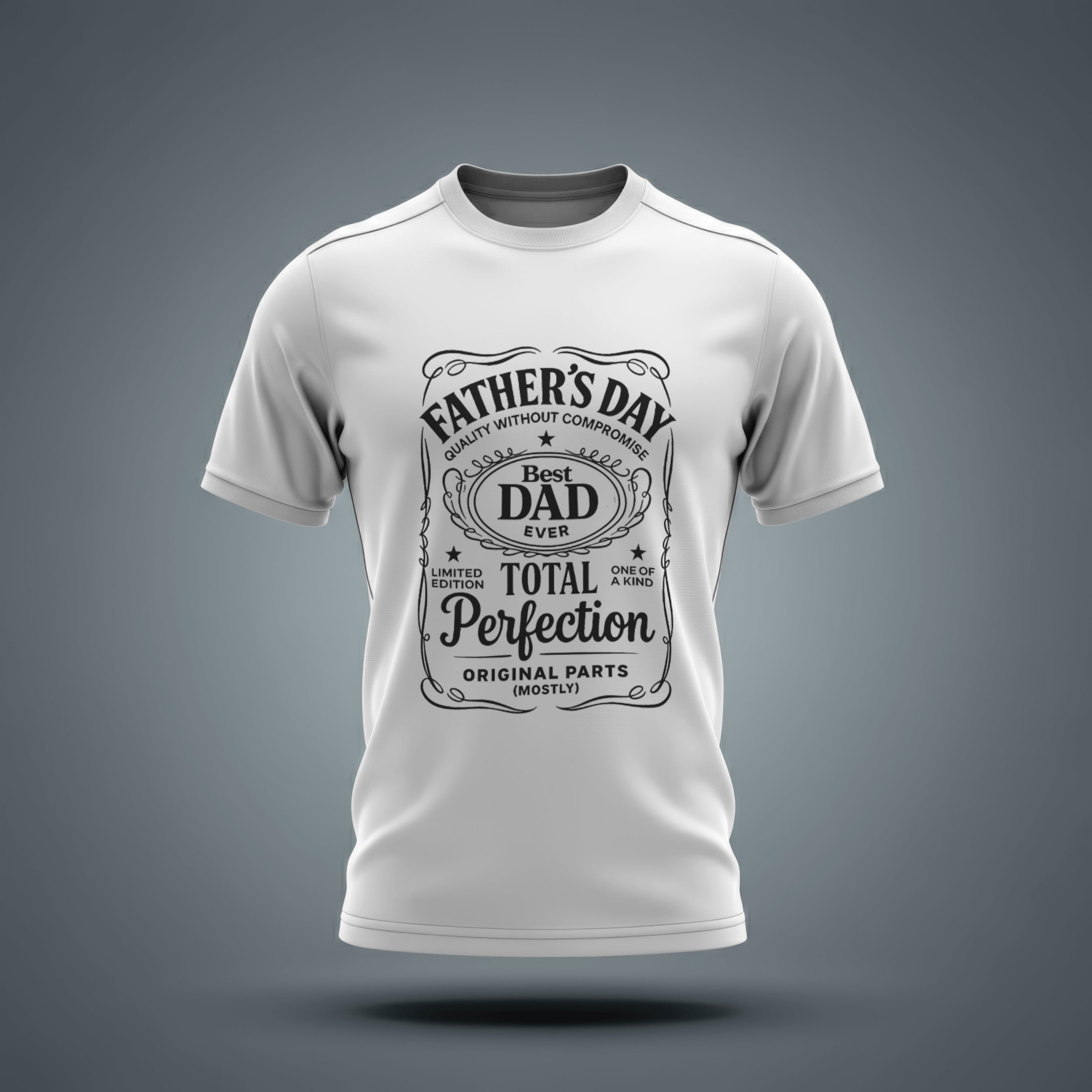 "Best Dad Ever" T Shirt Tee - Ideal Gift for Dads by RanggRiwaaz