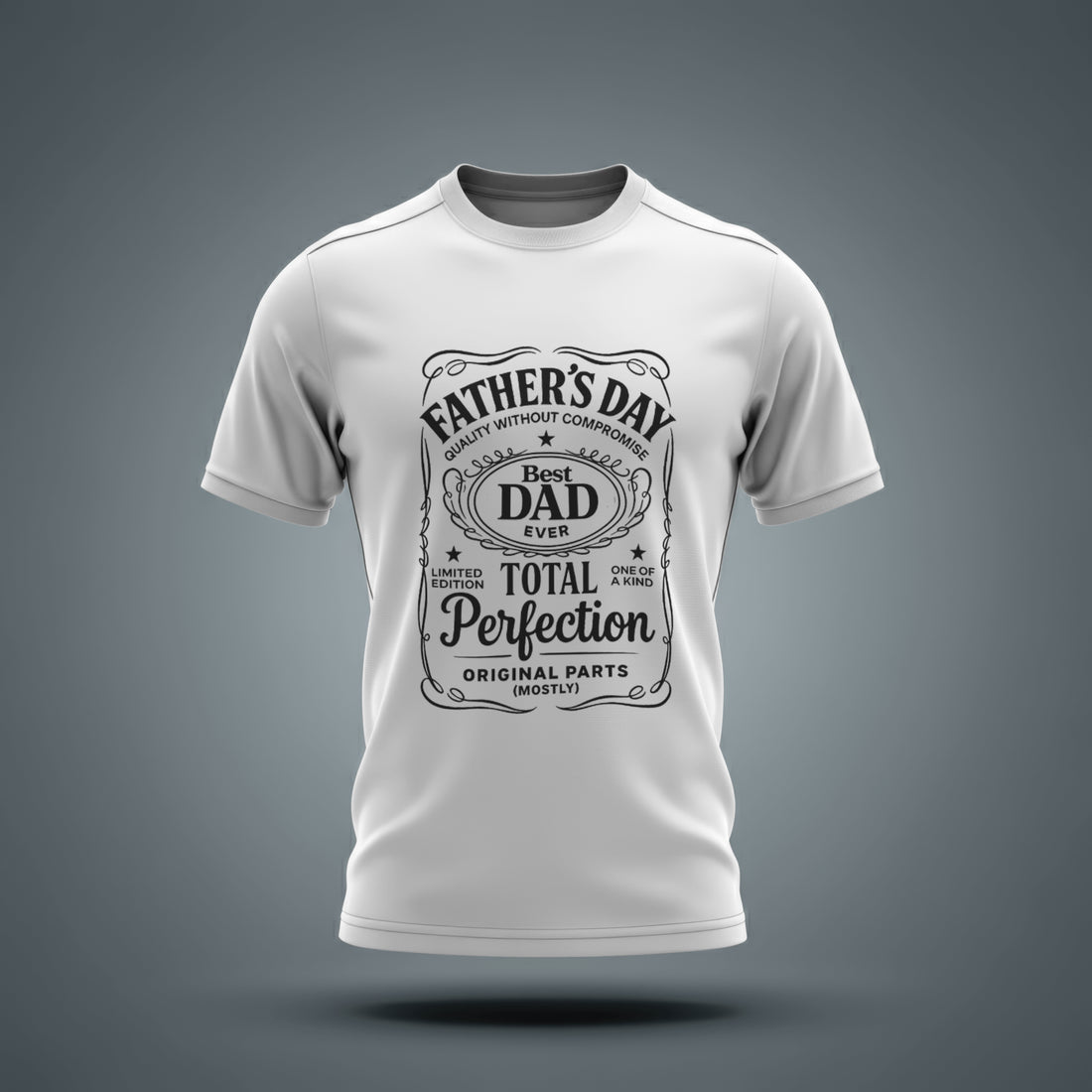 "Best Dad Ever" T Shirt Tee - Ideal Gift for Dads by RanggRiwaaz