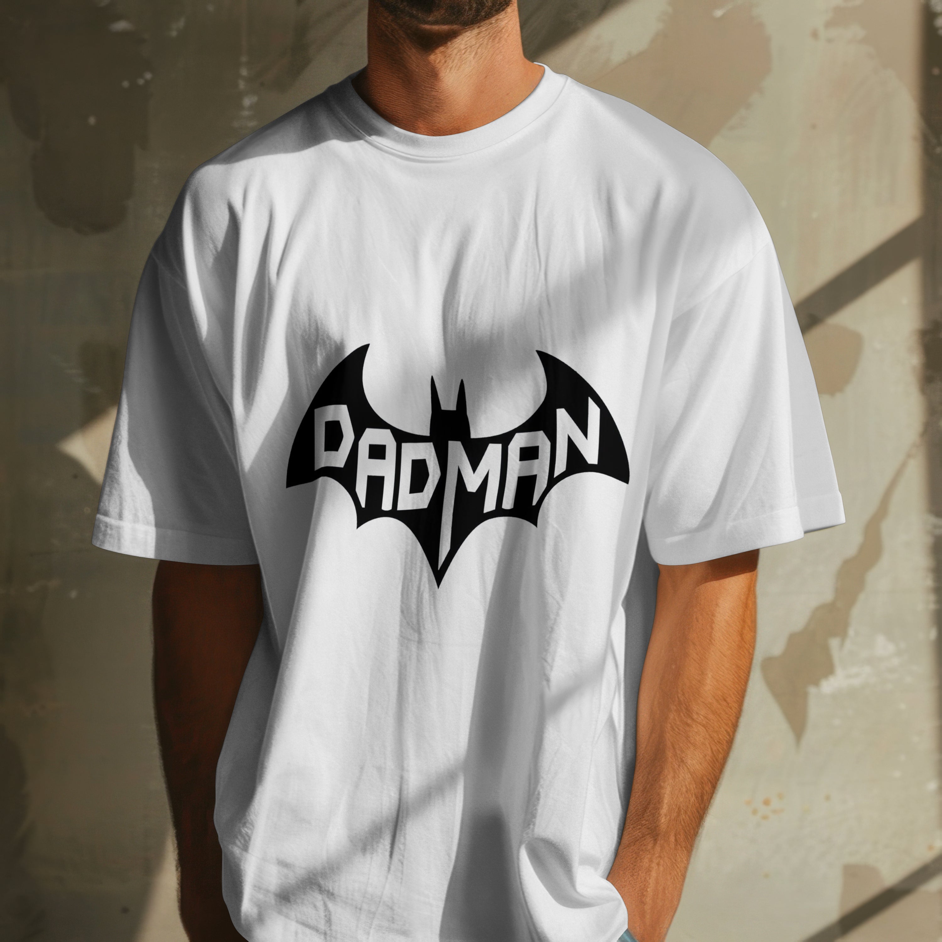 DadMan T-Shirt for Men - RanggRiwaaz Superhero Dad Tee Gift