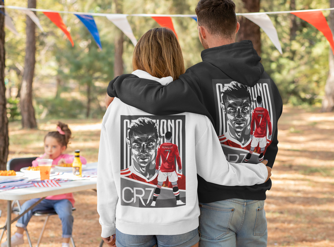 Manchester United CR7 Legend #7 Hoodie | Ronaldo Red Devils - Unisex Hoodie by RanggRiwaaz