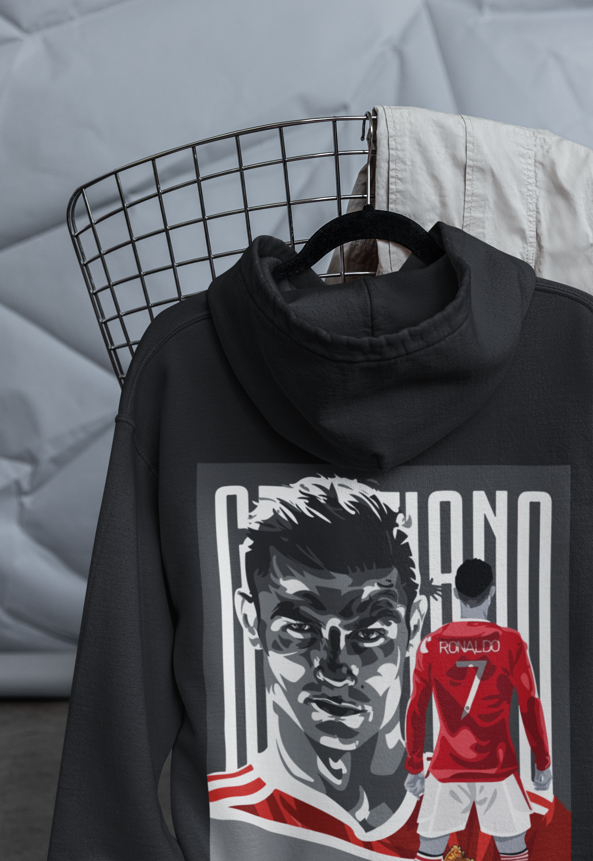 Manchester United CR7 Legend #7 Hoodie | Ronaldo Red Devils - Unisex Hoodie by RanggRiwaaz