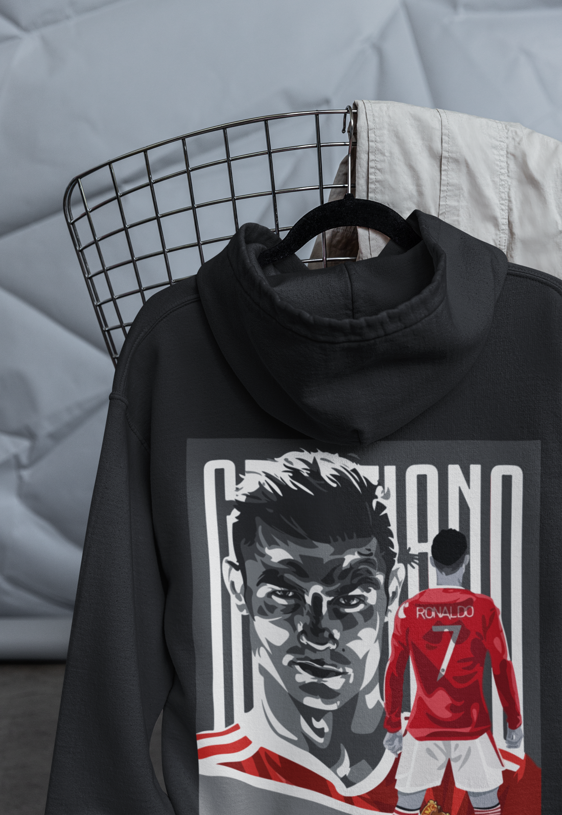 Manchester United CR7 Legend #7 Hoodie | Ronaldo Red Devils - Unisex Hoodie by RanggRiwaaz