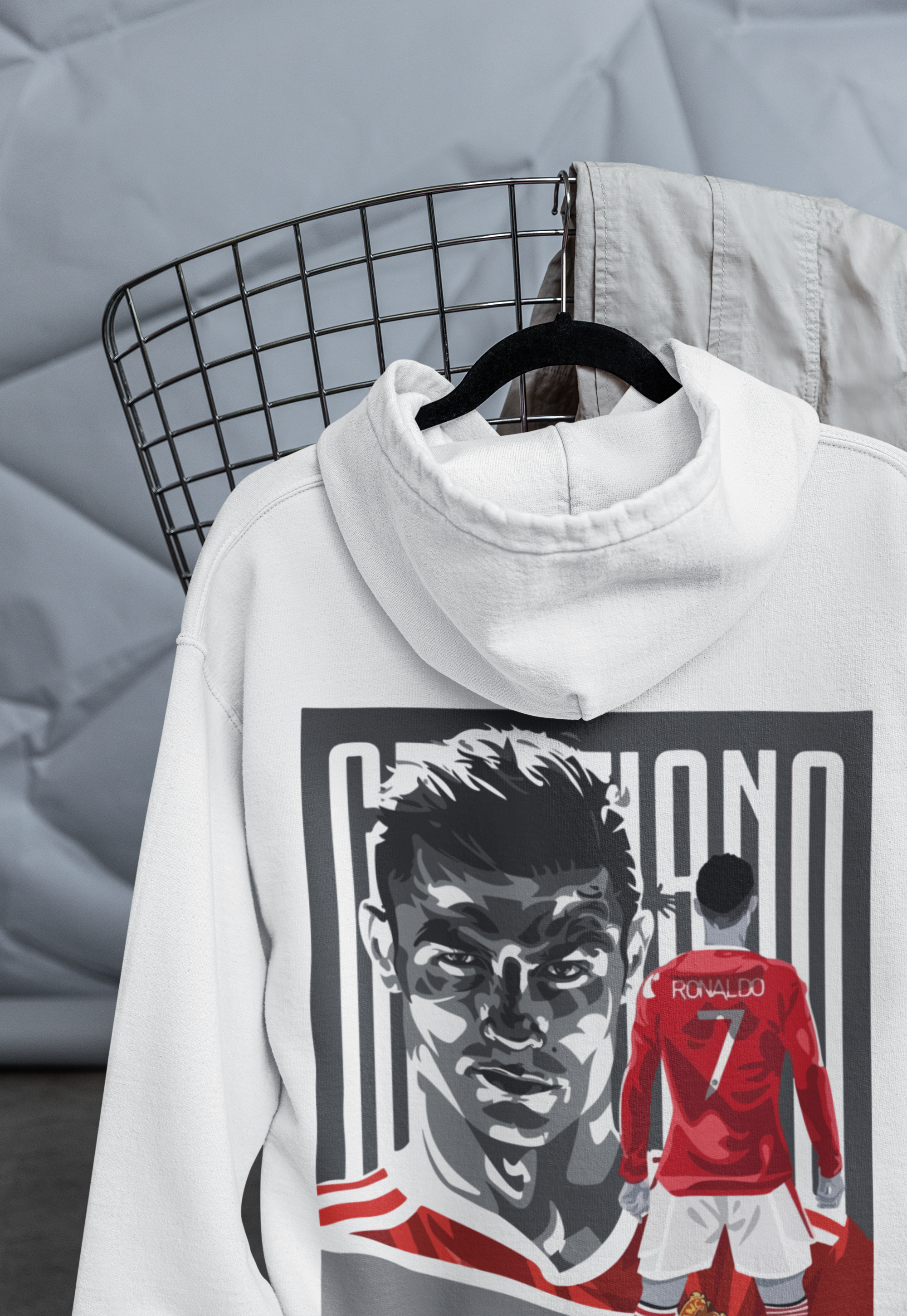 Manchester United CR7 Legend #7 Hoodie | Ronaldo Red Devils - Unisex Hoodie by RanggRiwaaz