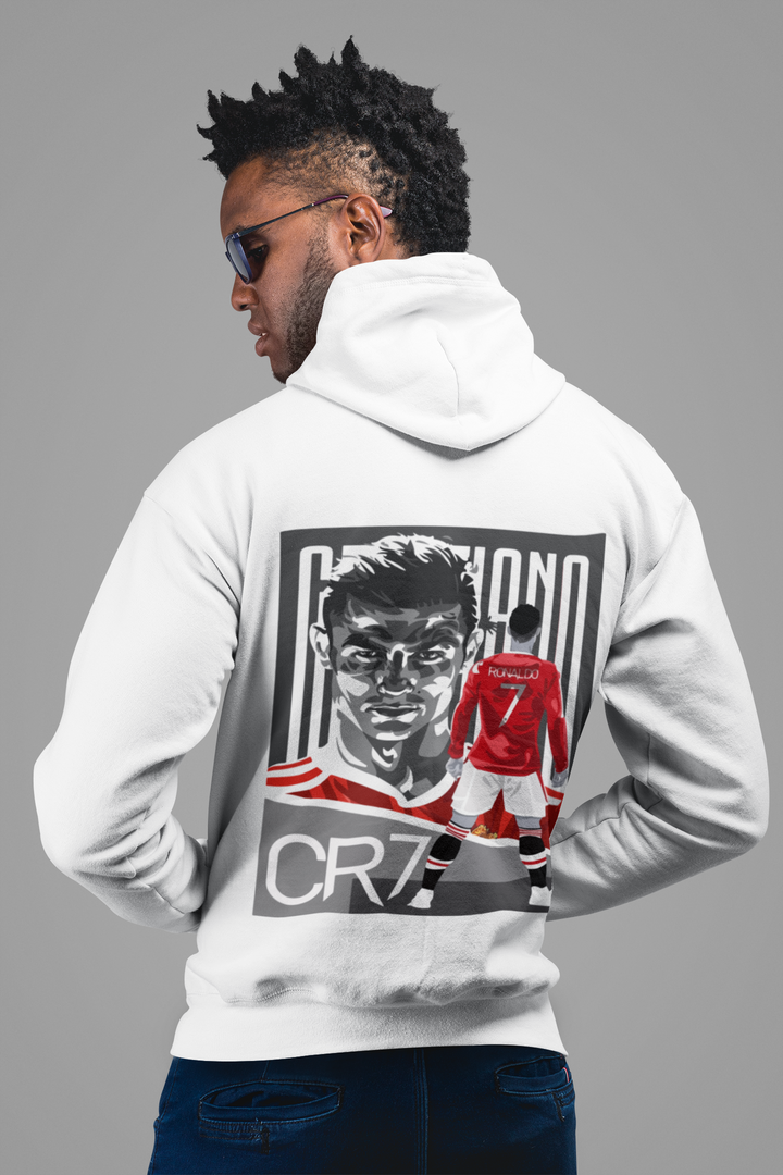 Manchester United CR7 Legend #7 Hoodie | Ronaldo Red Devils - Unisex Hoodie by RanggRiwaaz