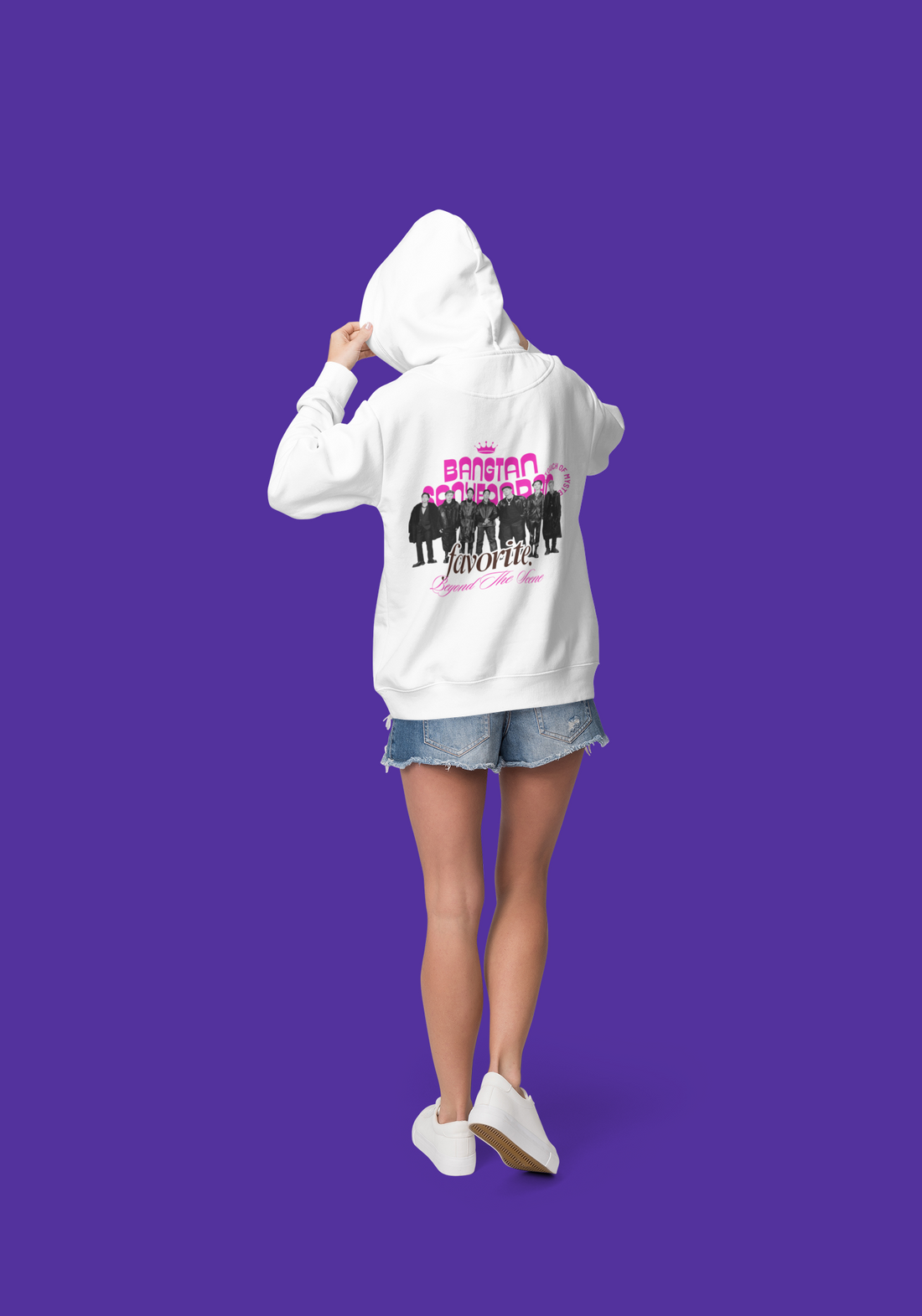 Bangtan Sonyeondan Group Hoodie | Beyond The Scene BTS Merch | K-POP Unisex Pullover Hoodie by RanggRiwaaz