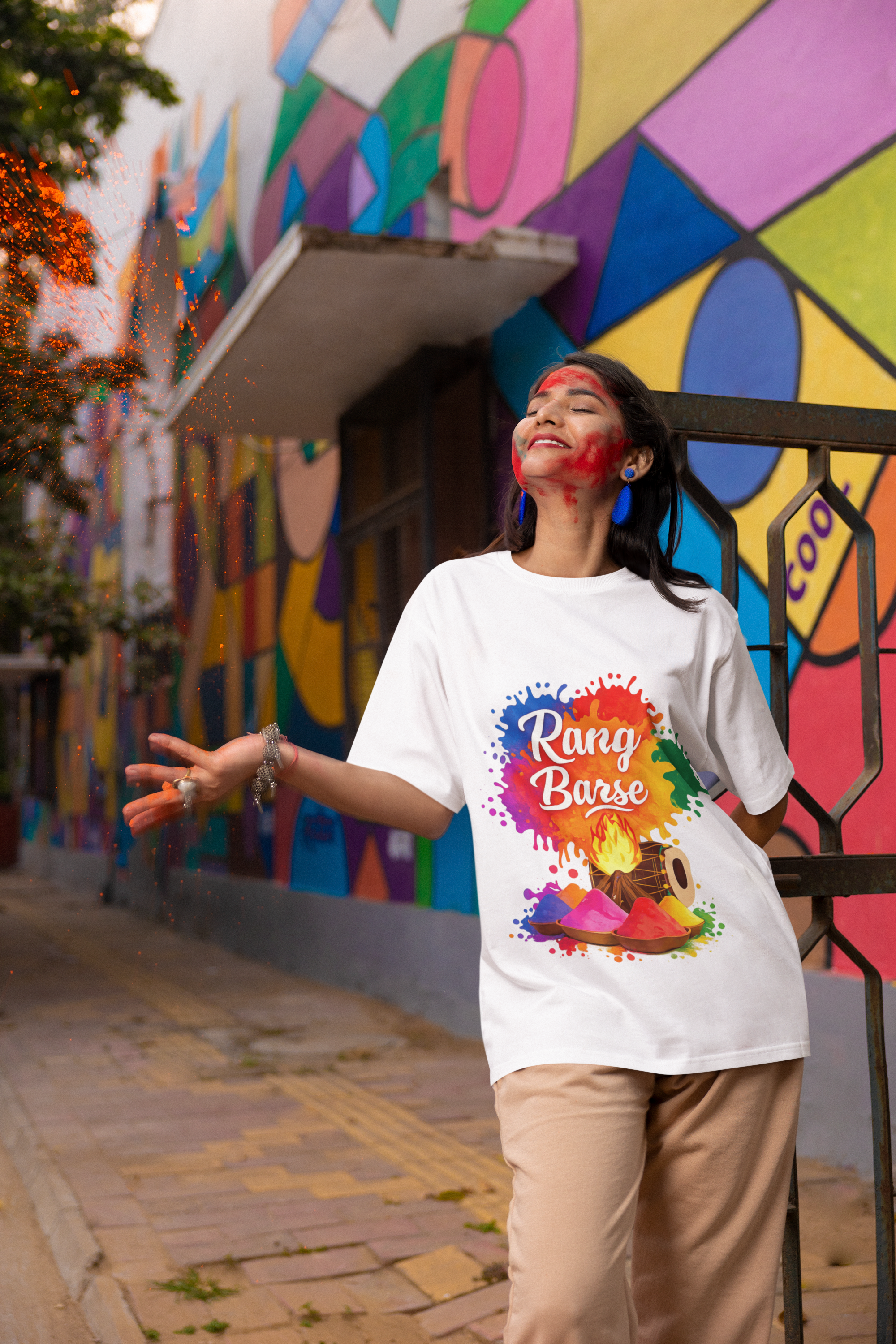 Rang Barse Holi Special Unisex T-Shirt by RanggRiwaaz