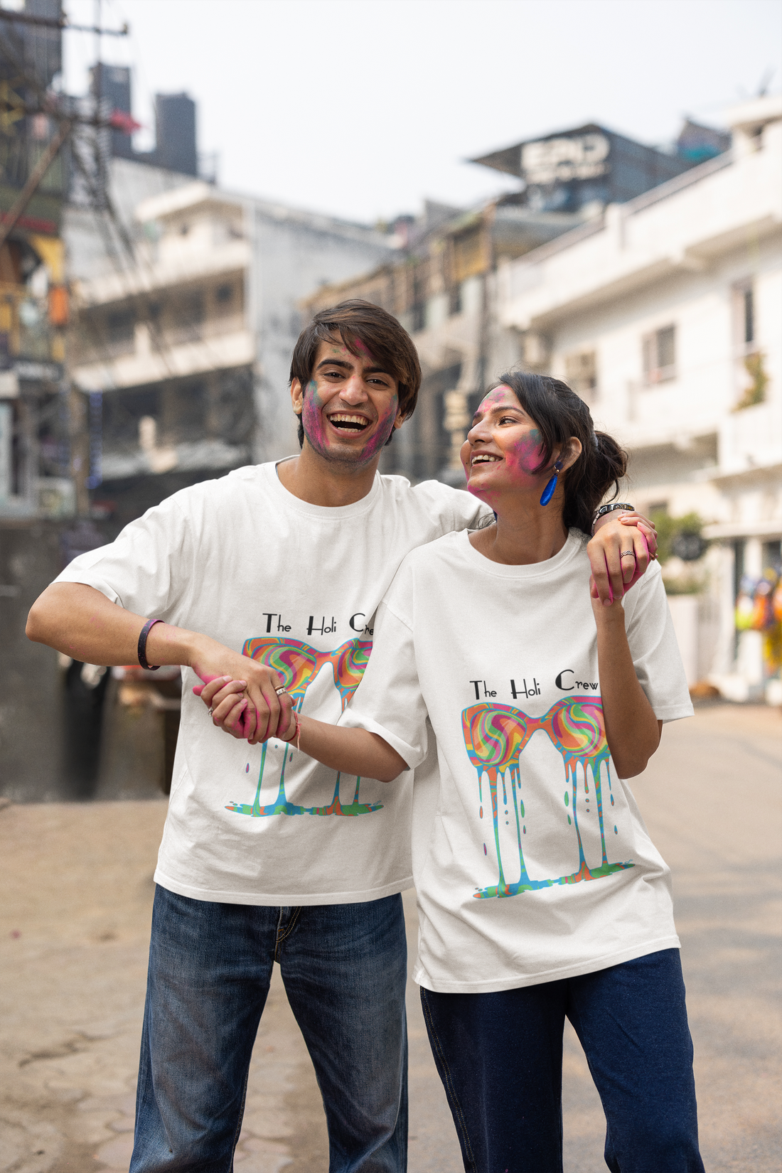 The Holi Crew - Holi Special Unisex T-Shirt by RanggRiwaaz