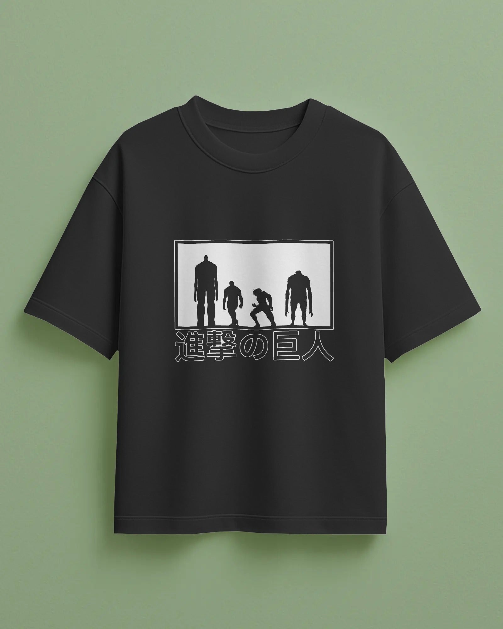 AOT Unisex Oversized T-Shirt - Attack on Titan Anime Graphic Tee by RanggRiwaaz