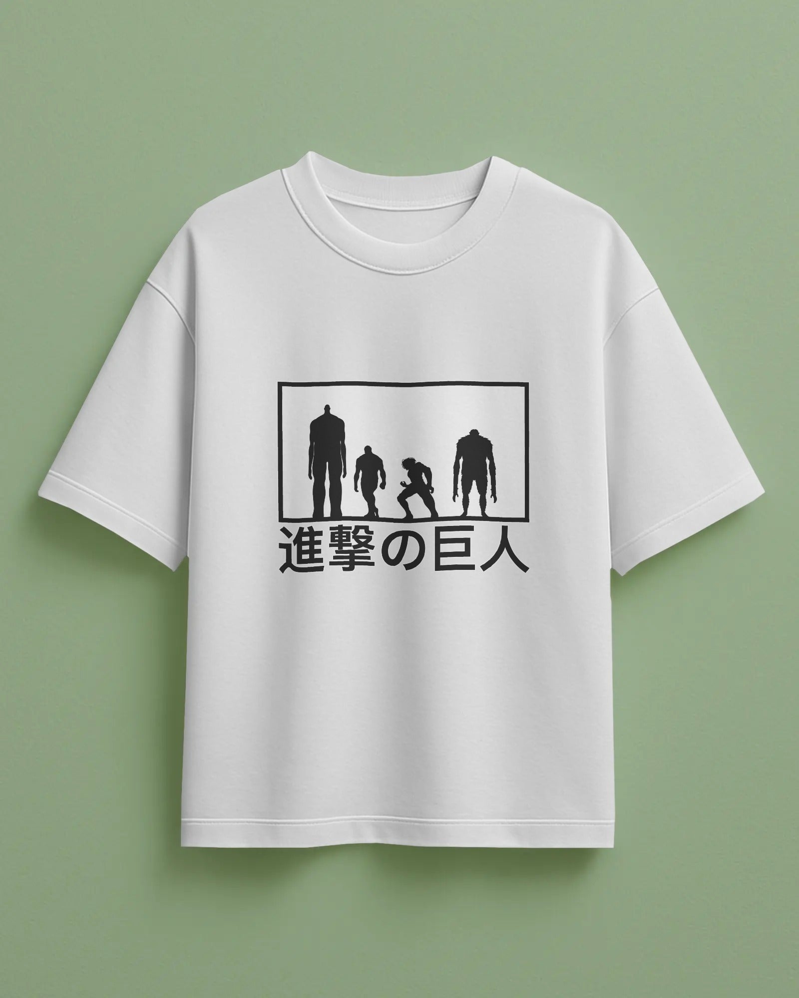 AOT Unisex Oversized T-Shirt - Attack on Titan Anime Graphic Tee by RanggRiwaaz