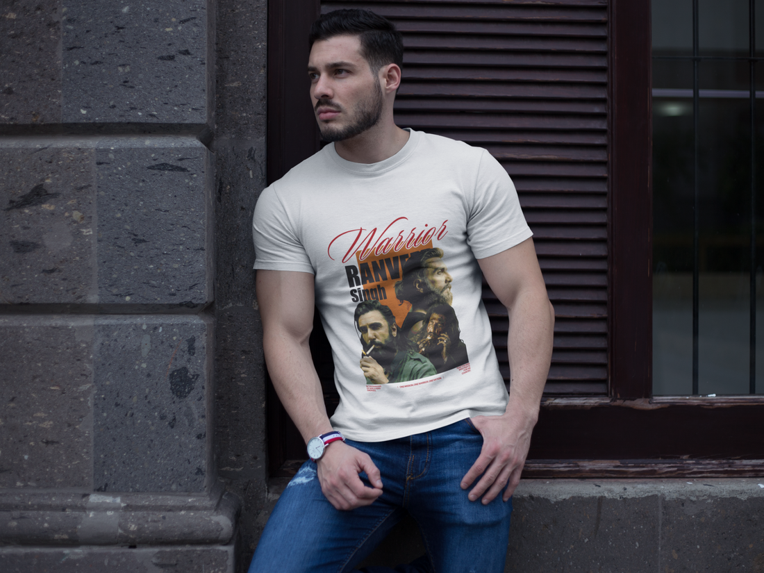 Ranveer Singh Hamza Dhurandhar  – Warrior Edition High-Quality Graphic Tee by RanggRiwaaz