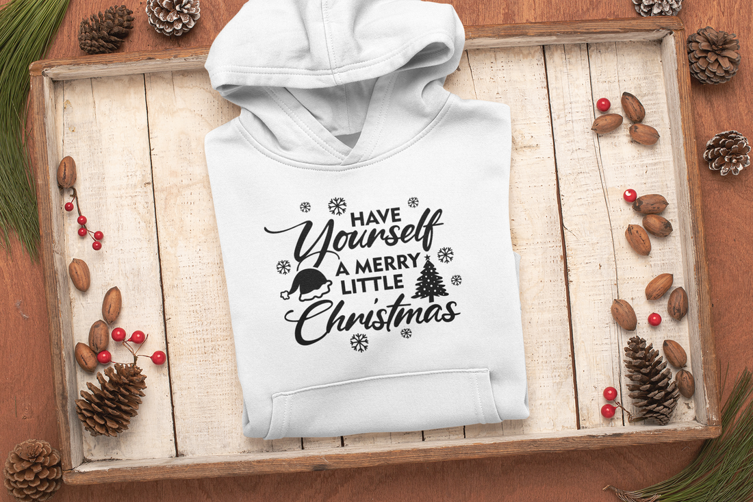 "Have Yourself a Merry Little Christmas" - Unisex Hoodie for Christmas Eve/Christmas Celebration by RanggRiwaaz