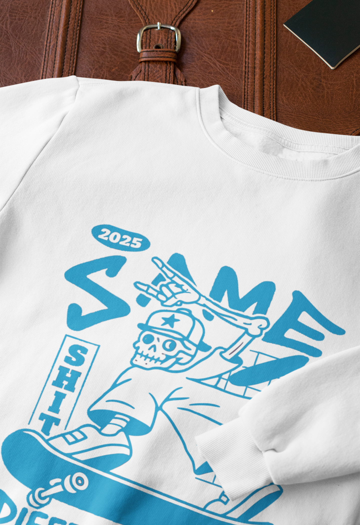 Same Shit Different Year | Cool Skater Merch | Streetstyle Unisex Sweatshirt by RanggRiwaaz