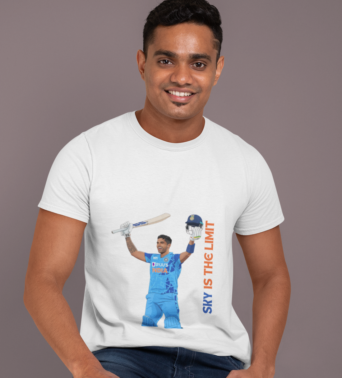 Sky is The Limit WC Special Tee | Suryakumar Yadav | Unisex T-Shirt by RanggRiwaaz