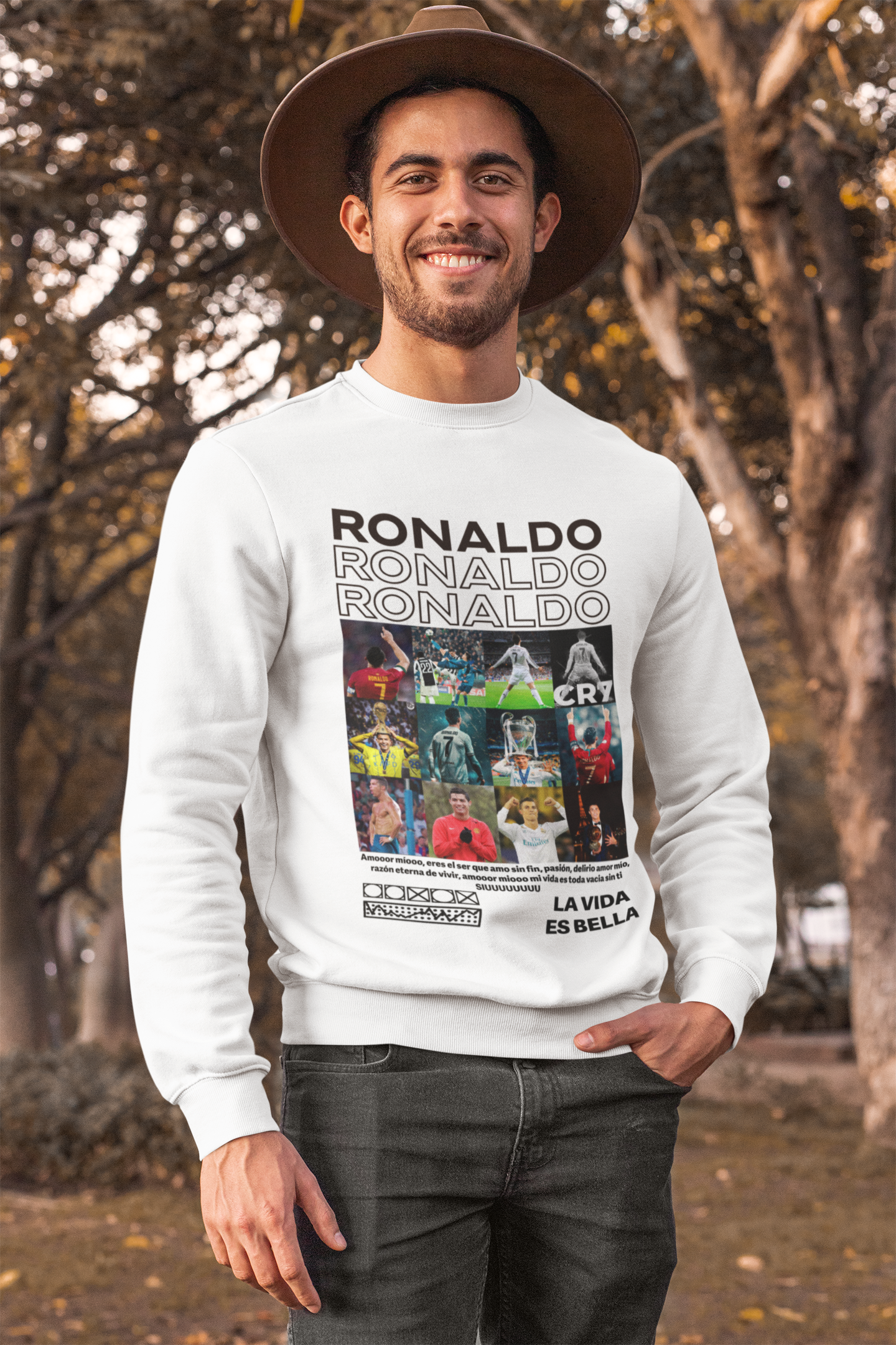 Cristiano Ronaldo All-Teams Tribute | CR7 Bicycle Kick Graphic Unisex Sweatshirt by RanggRiwaaz