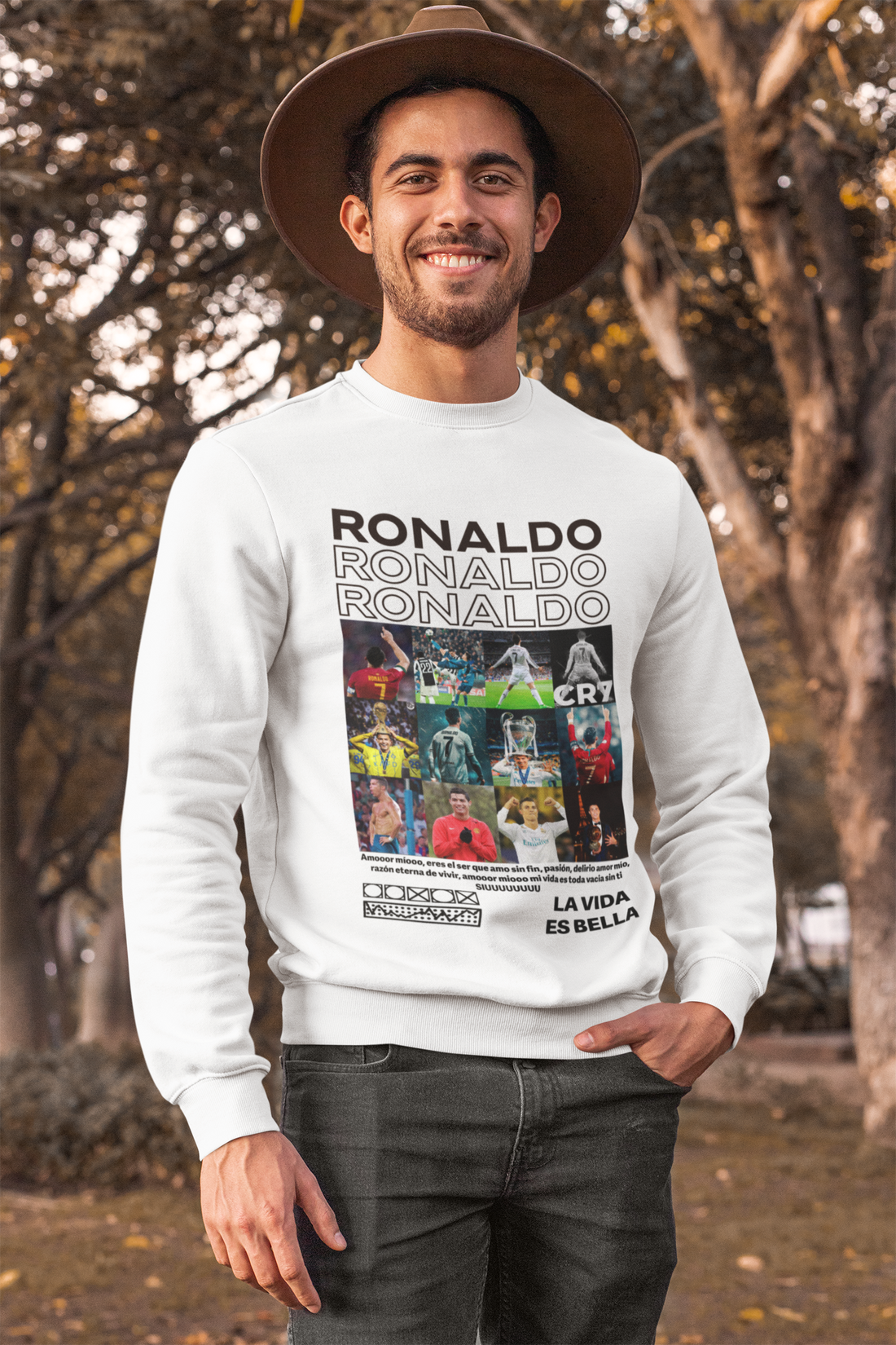 Cristiano Ronaldo All-Teams Tribute | CR7 Bicycle Kick Graphic Unisex Sweatshirt by RanggRiwaaz