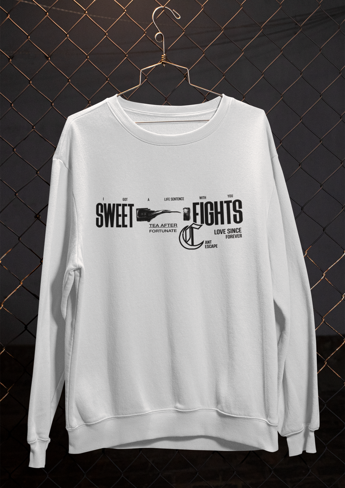 Our "Sweet Fights" - Funny Anniversary Sweatshirt Gift for Husband & Wife by RanggRiwaaz