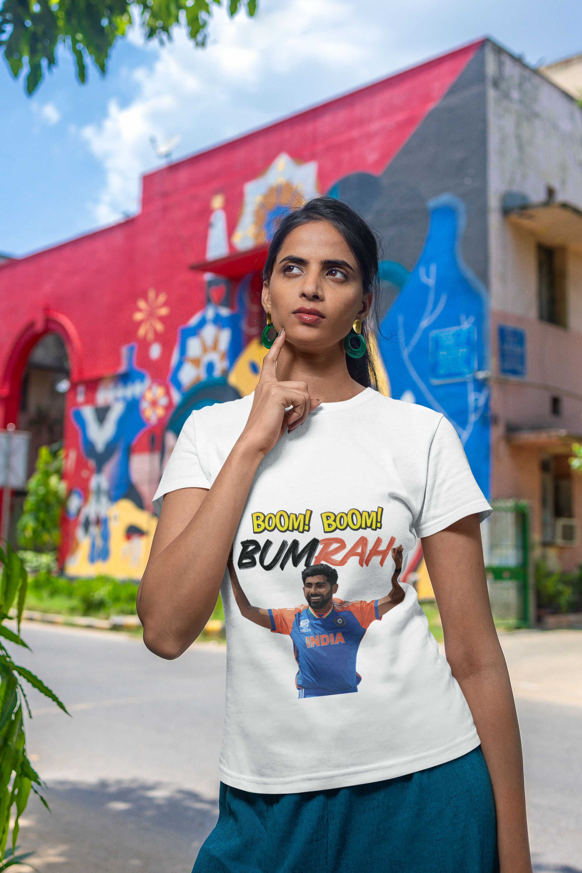 Boom Boom Bumrah | Jasprit Bumrah | Unisex T-Shirt by RanggRiwaaz