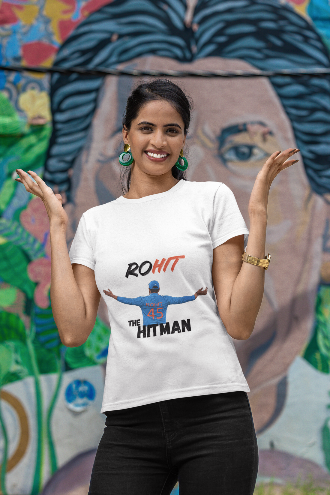 RoHitman Sharma Tee | Rohit Sharma | Unisex T-Shirt by RanggRiwaaz