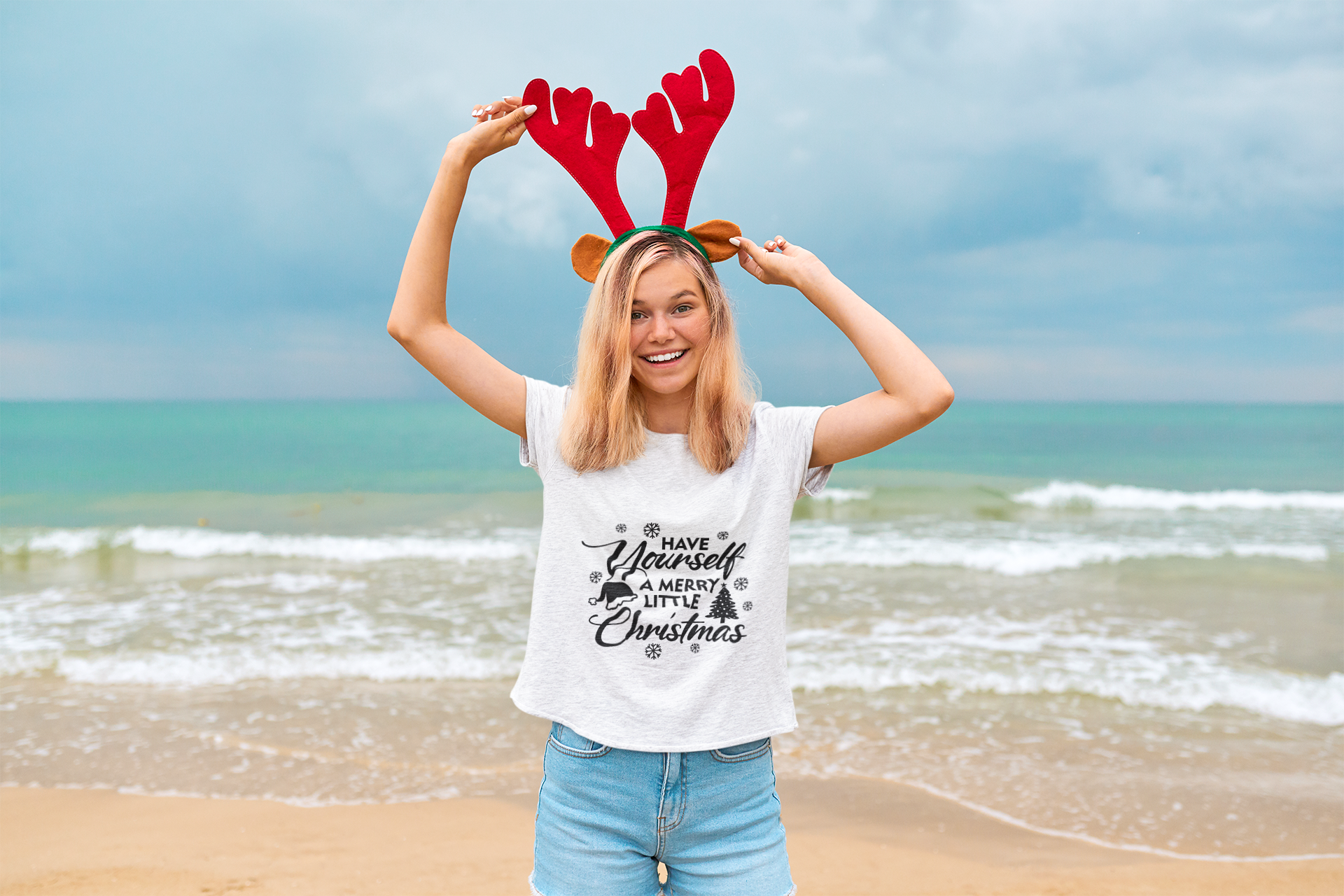 "Have Yourself a Merry Little Christmas" - Family T-shirt for Christmas Eve/Christmas Celebration by RanggRiwaaz