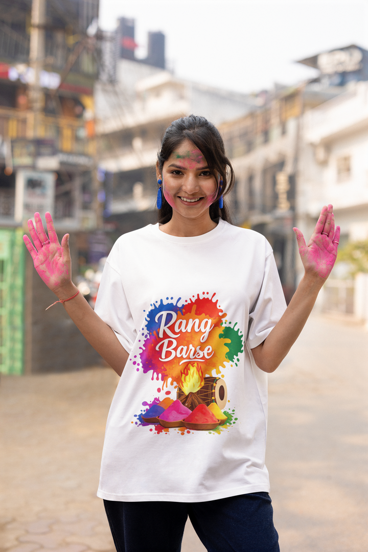 Rang Barse Holi Special Unisex T-Shirt by RanggRiwaaz