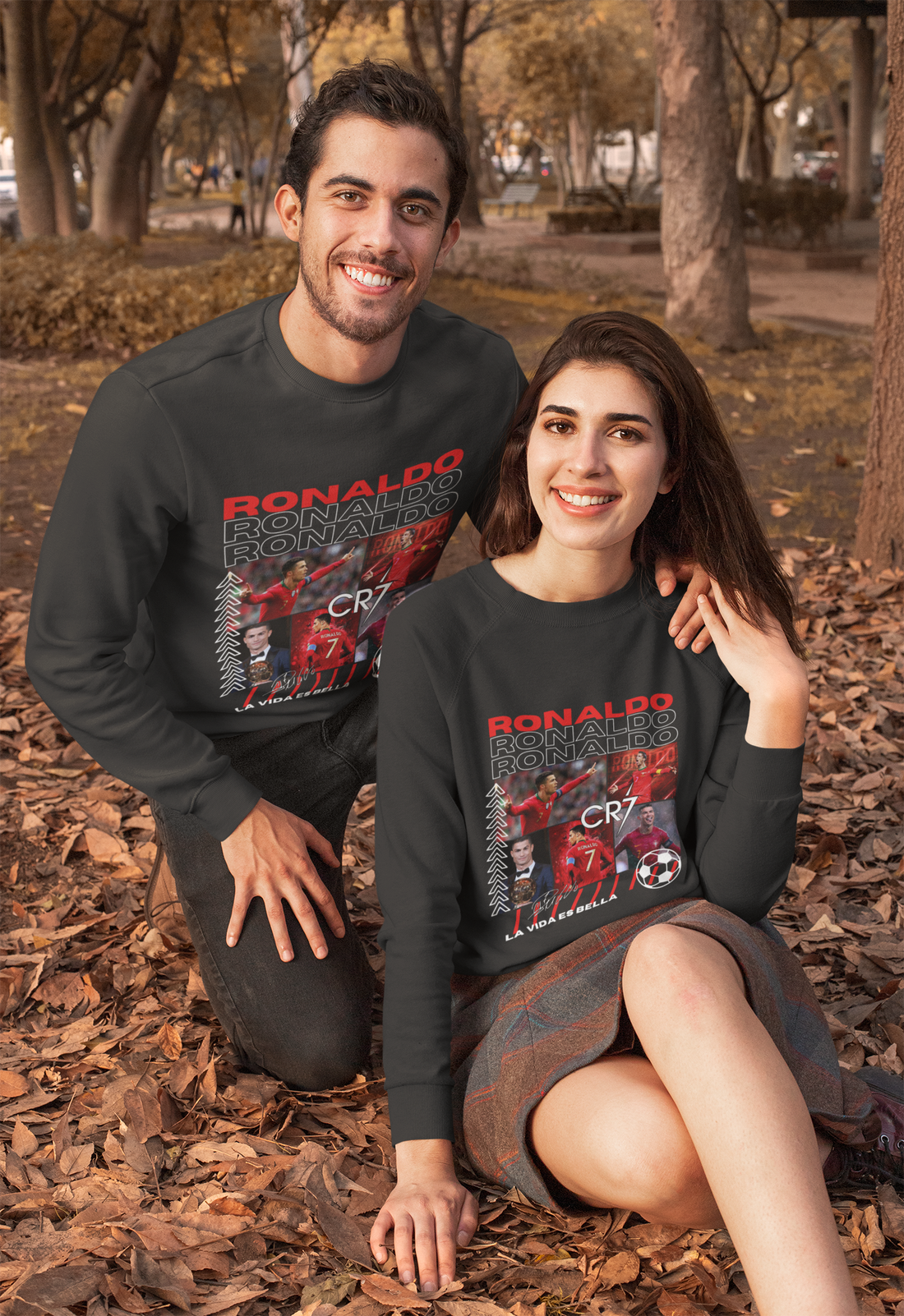 Cristiano Ronaldo Portugal Legend Sweatshirt | CR7 Ballon d'Or Winner Graphic - Unisex Sweatshirt by RanggRiwaaz