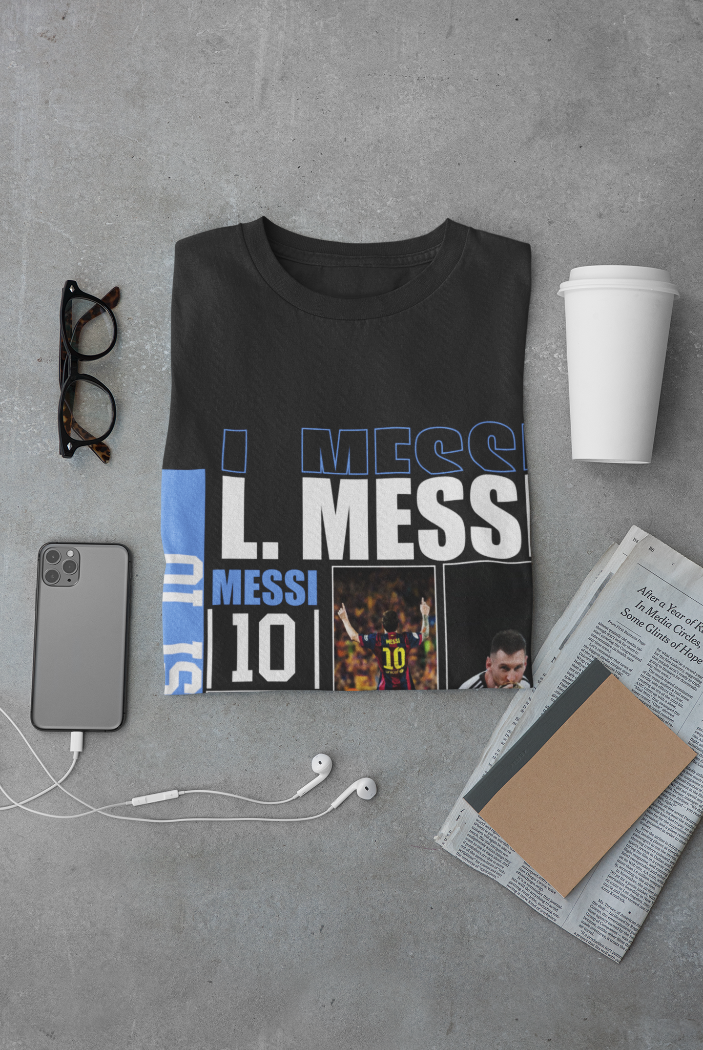 World Cup Champion Messi 10 Barcelona & Inter Miami - Classic Crew T-Shirt by RanggRiwaaz
