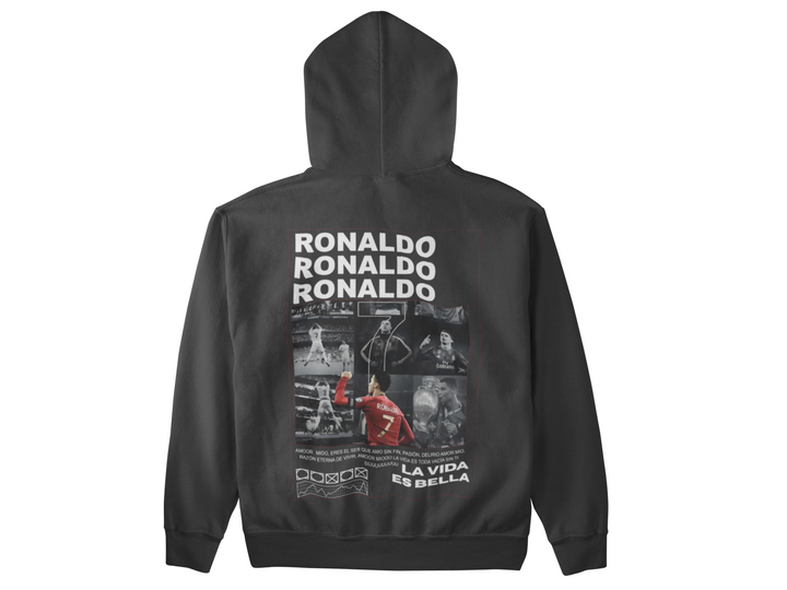 CR7 "Siuuuu" Celebration Hoodie | Portugal, Real Madrid, Juventus - Unisex Hoodie by RanggRiwaaz