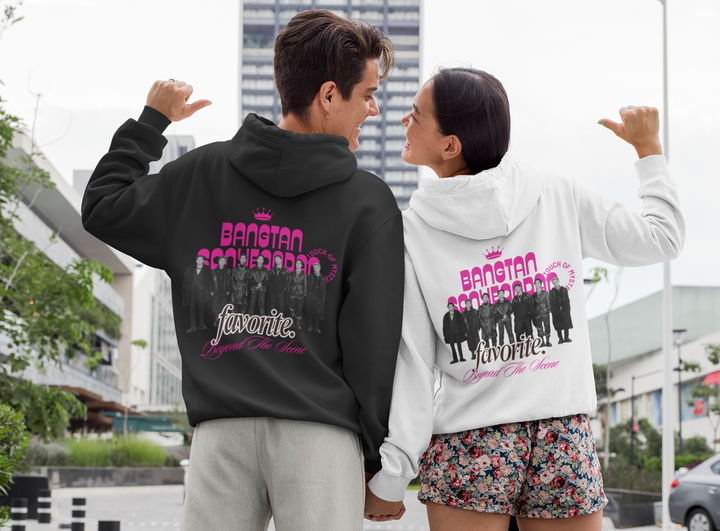 Bangtan Sonyeondan Group Hoodie | Beyond The Scene BTS Merch | K-POP Unisex Pullover Hoodie by RanggRiwaaz