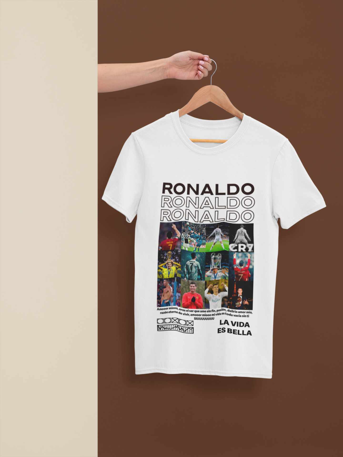 Iconic CR7 Moments & Kits Graphic T-Shirt | Legendary Football Player - Unisex Classic Crew T-Shirt by RanggRiwaaz