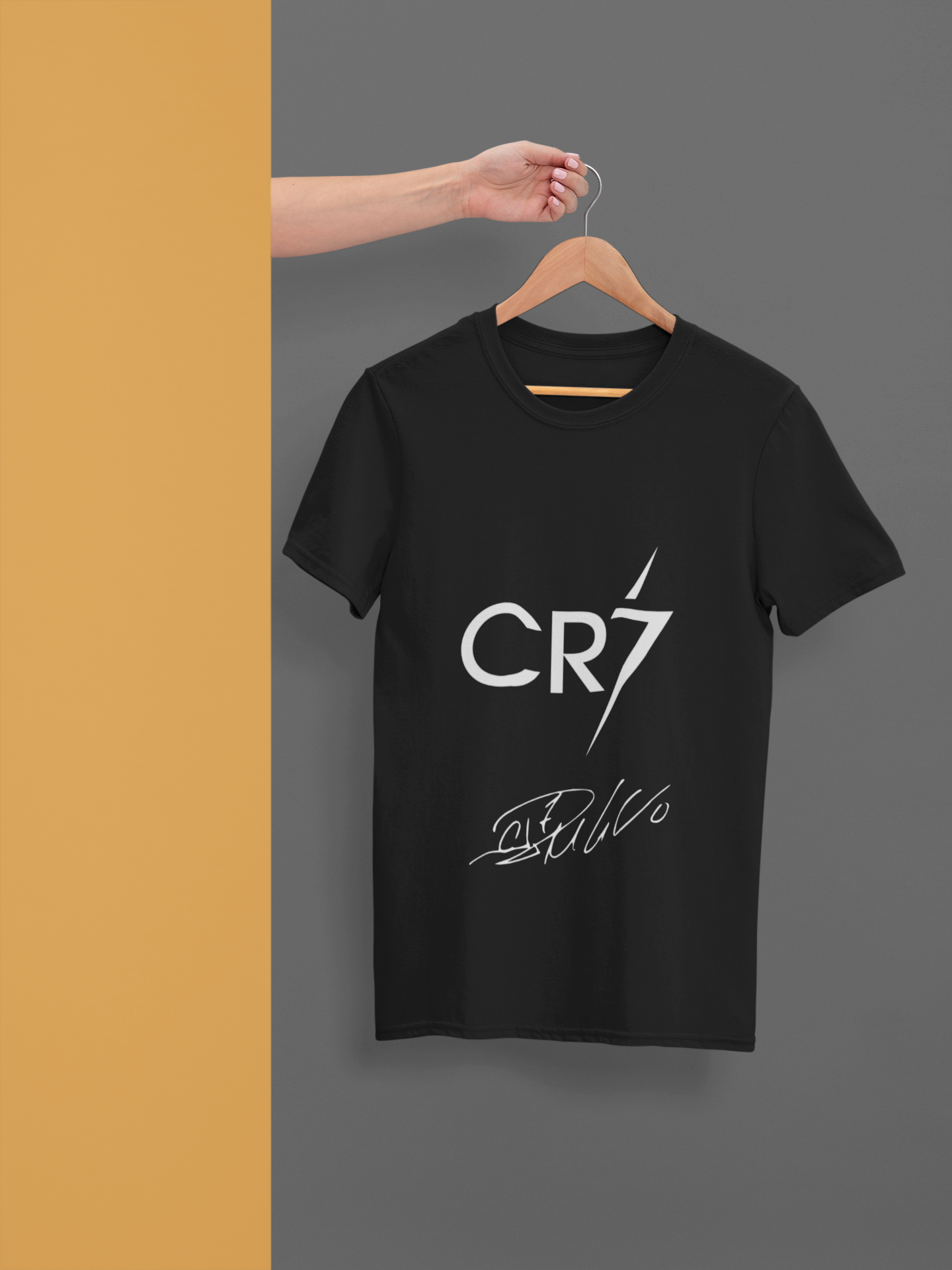 The GOAT Collection: CR7 Signature Edition - Unisex Classic Crew T-Shirt by RanggRiwaaz