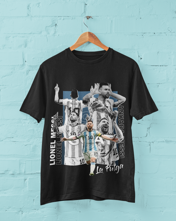 "Ankara Messi Goal Celebration" - Classic Crew T-Shirt by RanggRiwaaz