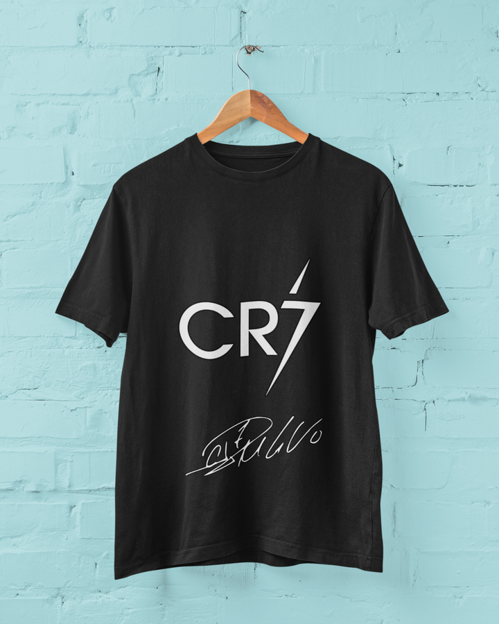 The GOAT Collection: CR7 Signature Edition - Unisex Classic Crew T-Shirt by RanggRiwaaz